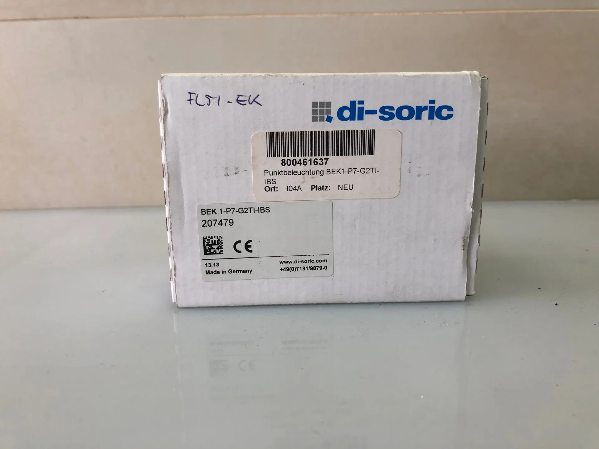 di-soric BEK 1-P7-G2TI-IBS Spotlight - Image 1