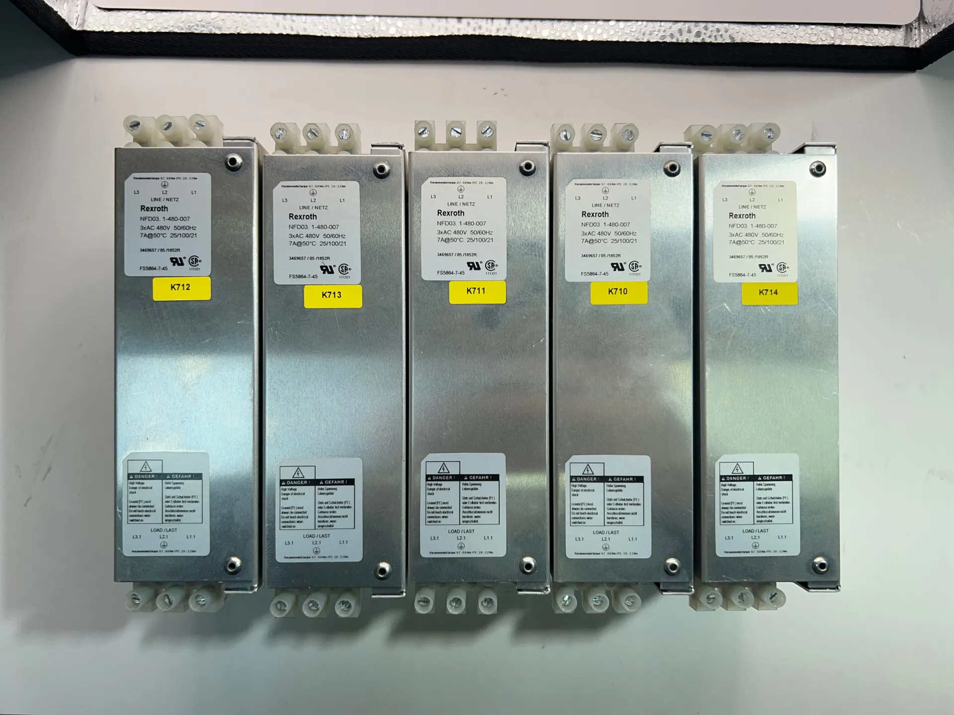 1x Rexroth NFD03.1-480-007 Power Line Filter R911286917 - Thumbnail 5