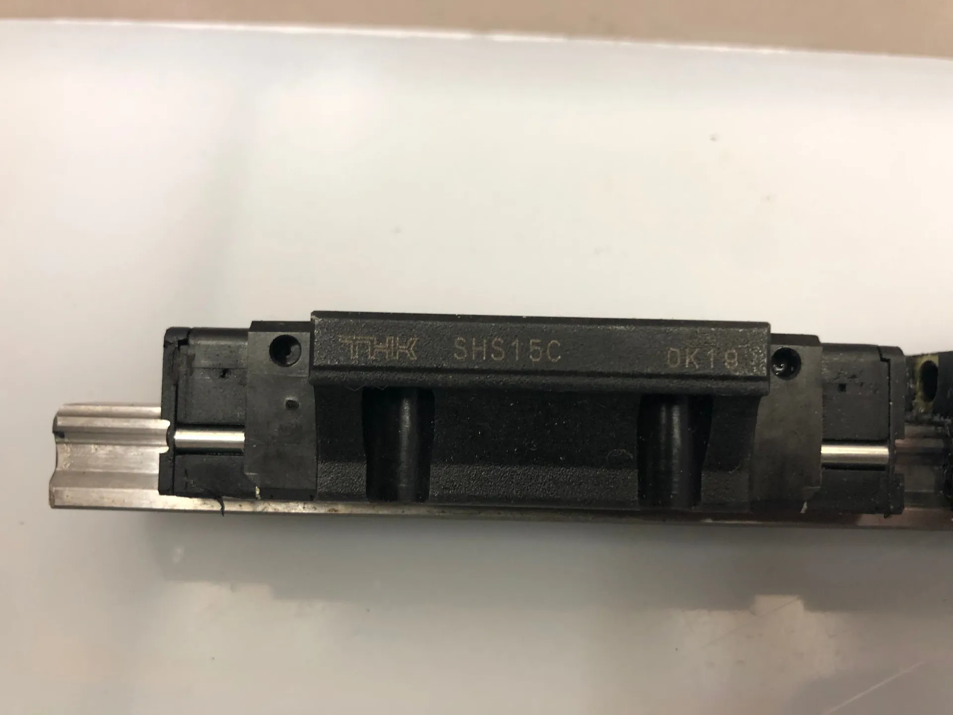 THK SHS15C Linear Guide – 2 Blocks on 220mm Rail | SHS15 Precision Slide System - Thumbnail 3