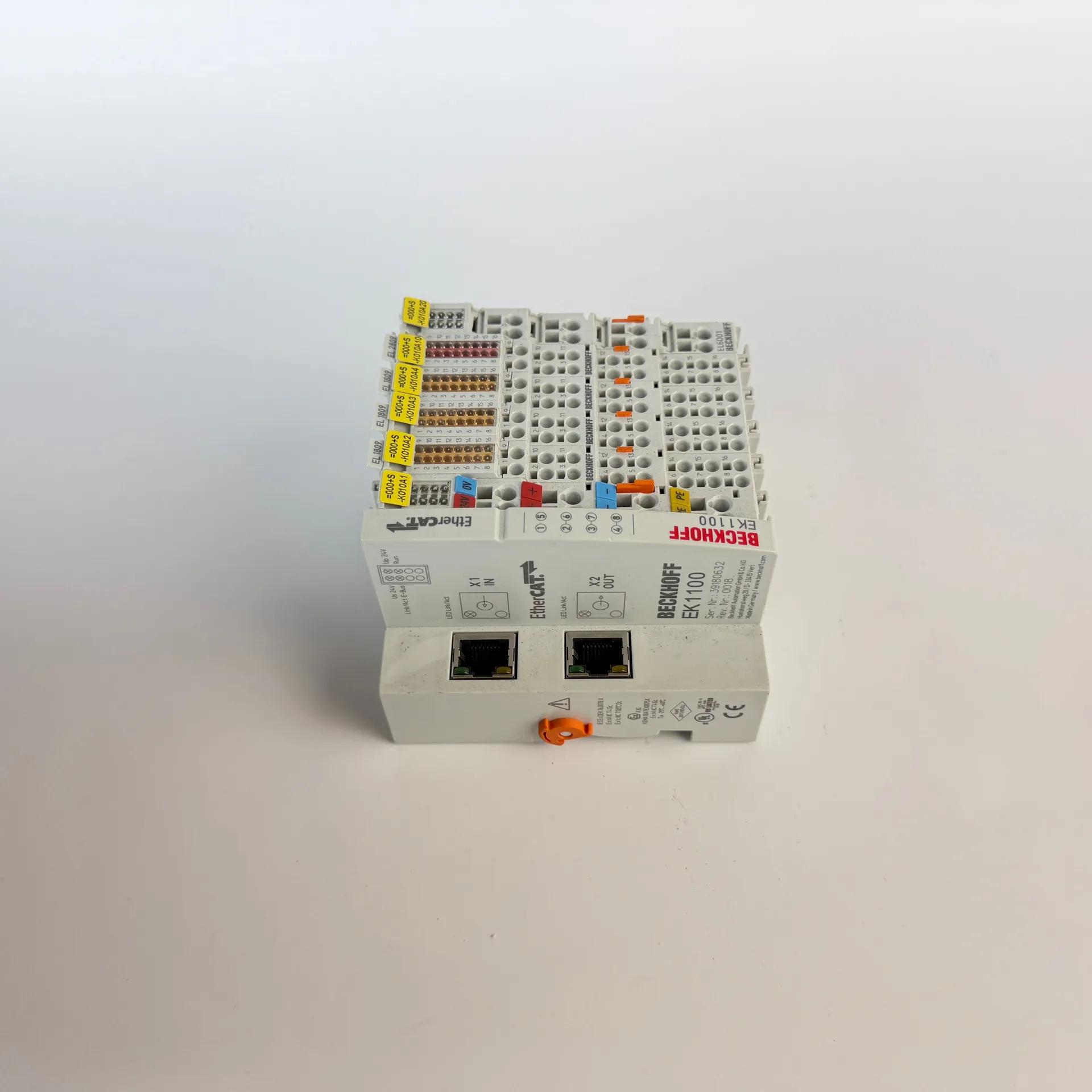 Beckhoff EK1100 EtherCAT Coupler w/ 3x EL1809 1x EL2809 1x EL6001 Module - Thumbnail 6