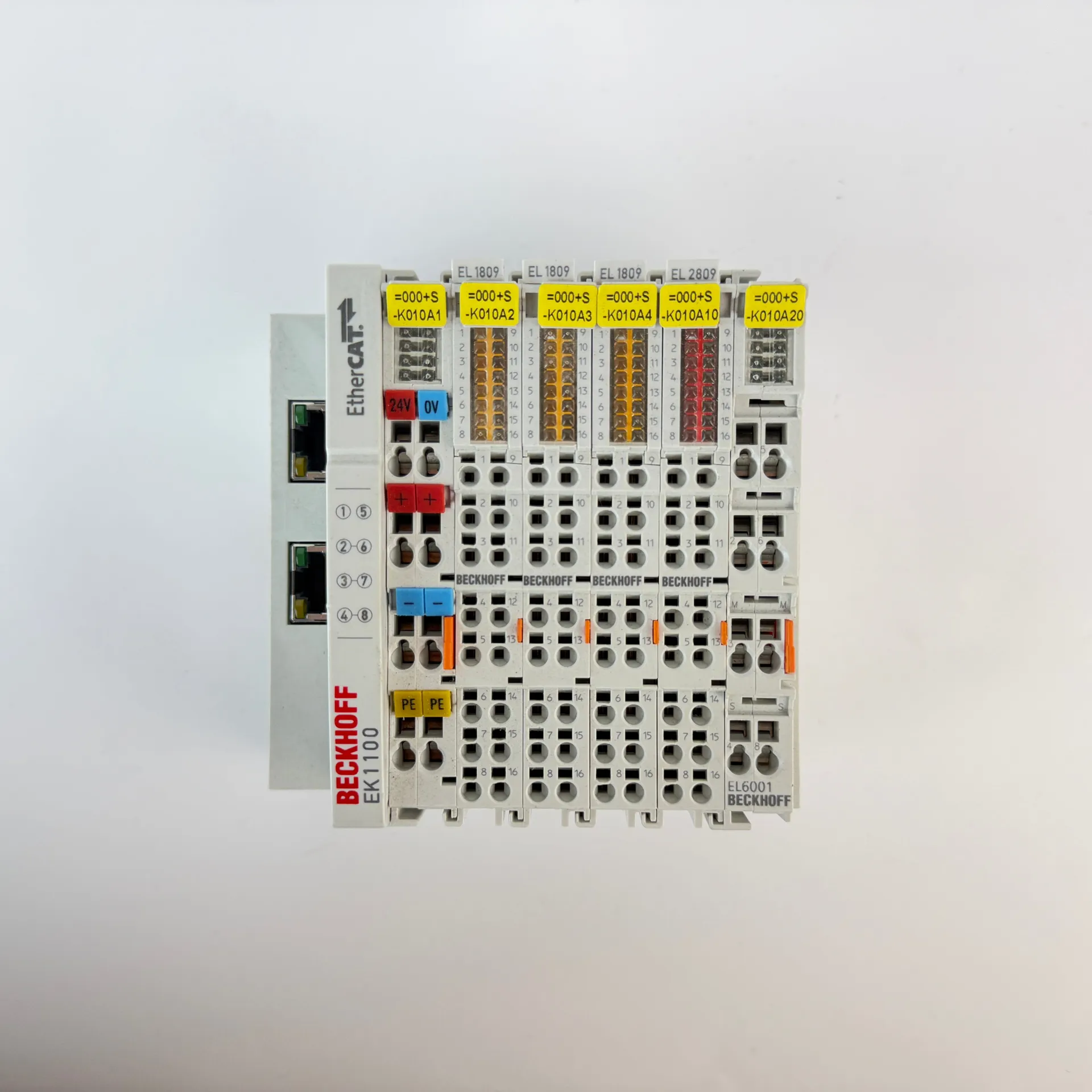 Beckhoff EK1100 EtherCAT Coupler w/ 3x EL1809 1x EL2809 1x EL6001 Module - Thumbnail 3