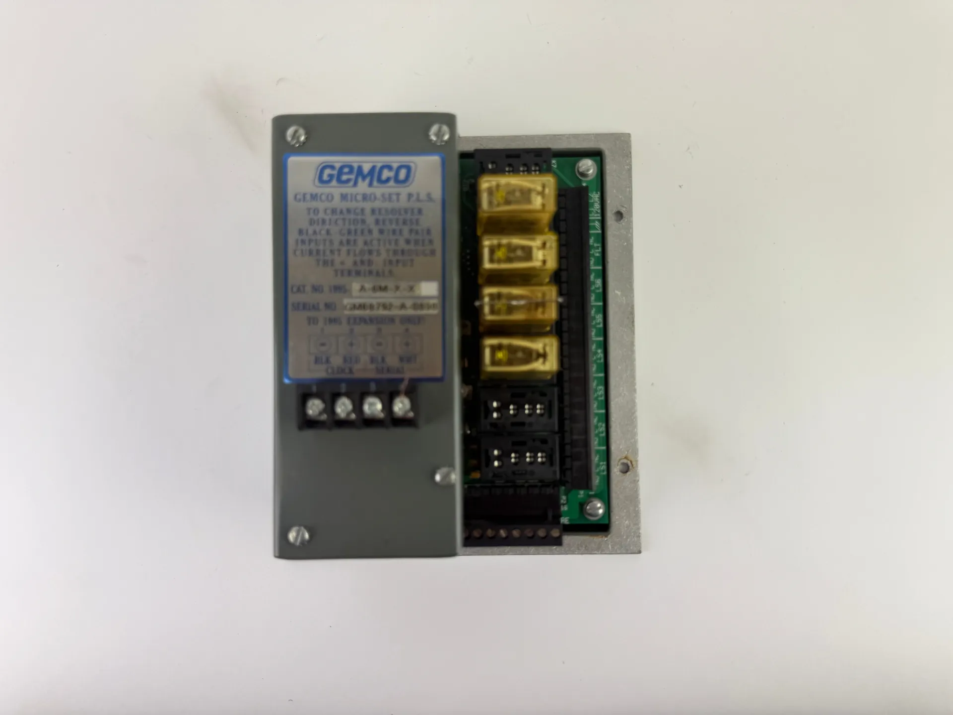 Gemco 1995-A-6M-X-X Patriot Micro-Set PLS Programmable Limit Switch Panel - Thumbnail 2