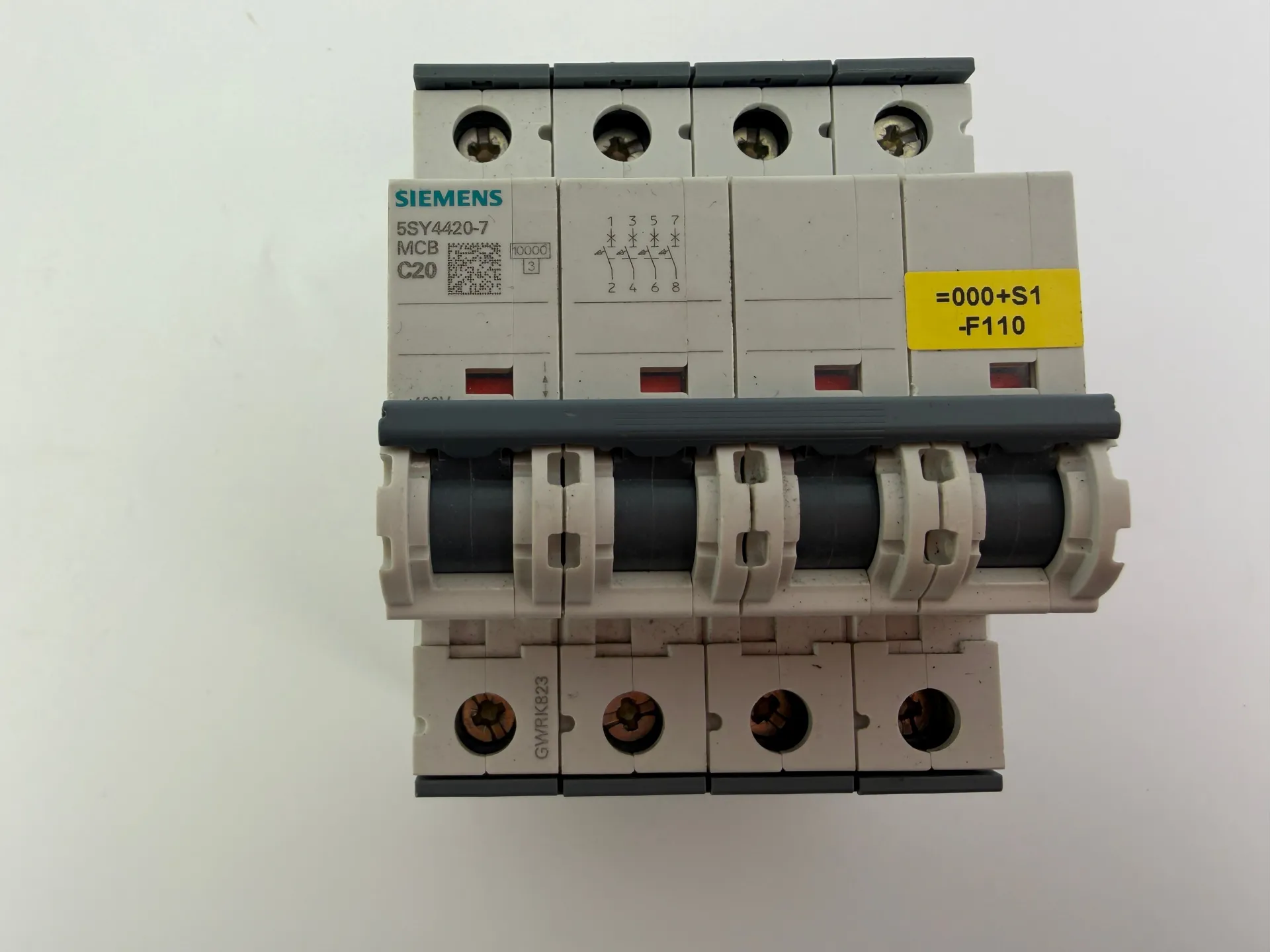 Siemens 5SY4420-7 MCB C20 Circuit Breaker - Thumbnail 2