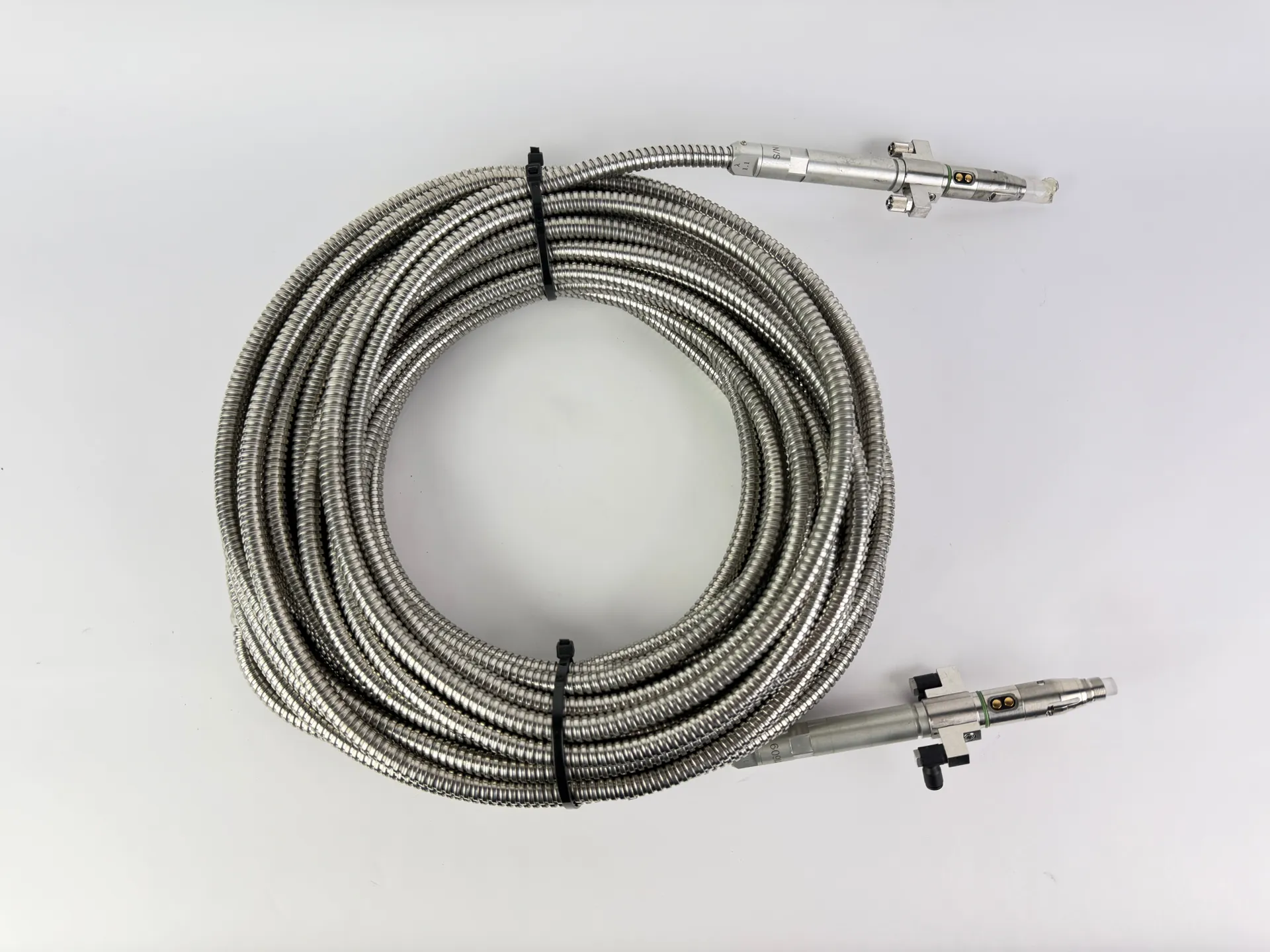 High Power Laser Fiber Optic Delivery Cable Armored Water Cooled Industrial - Thumbnail 3