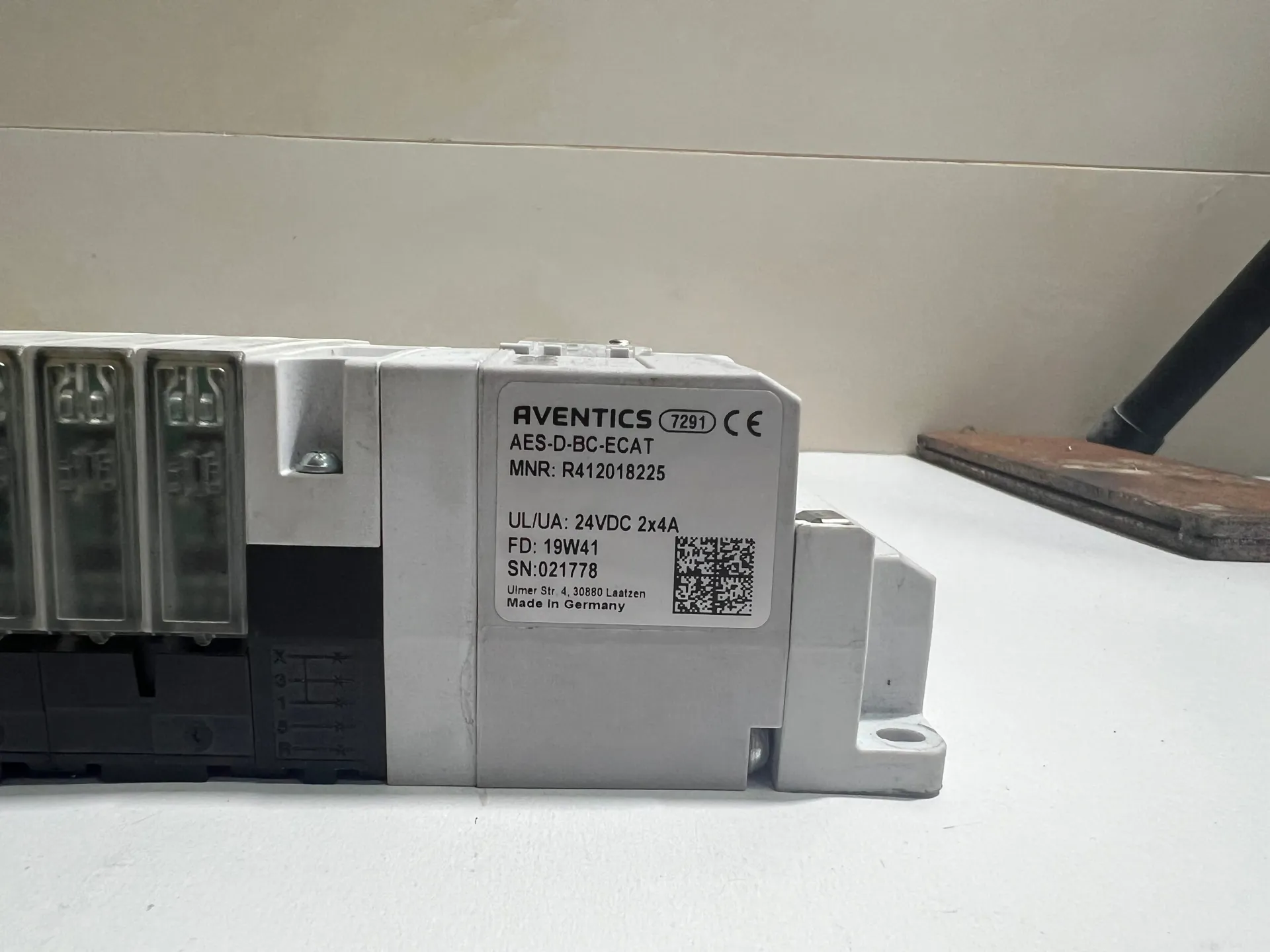 Aventics R412018225 EtherCAT AES-D-BC-ECAT Air Valve Island Module - Thumbnail 4
