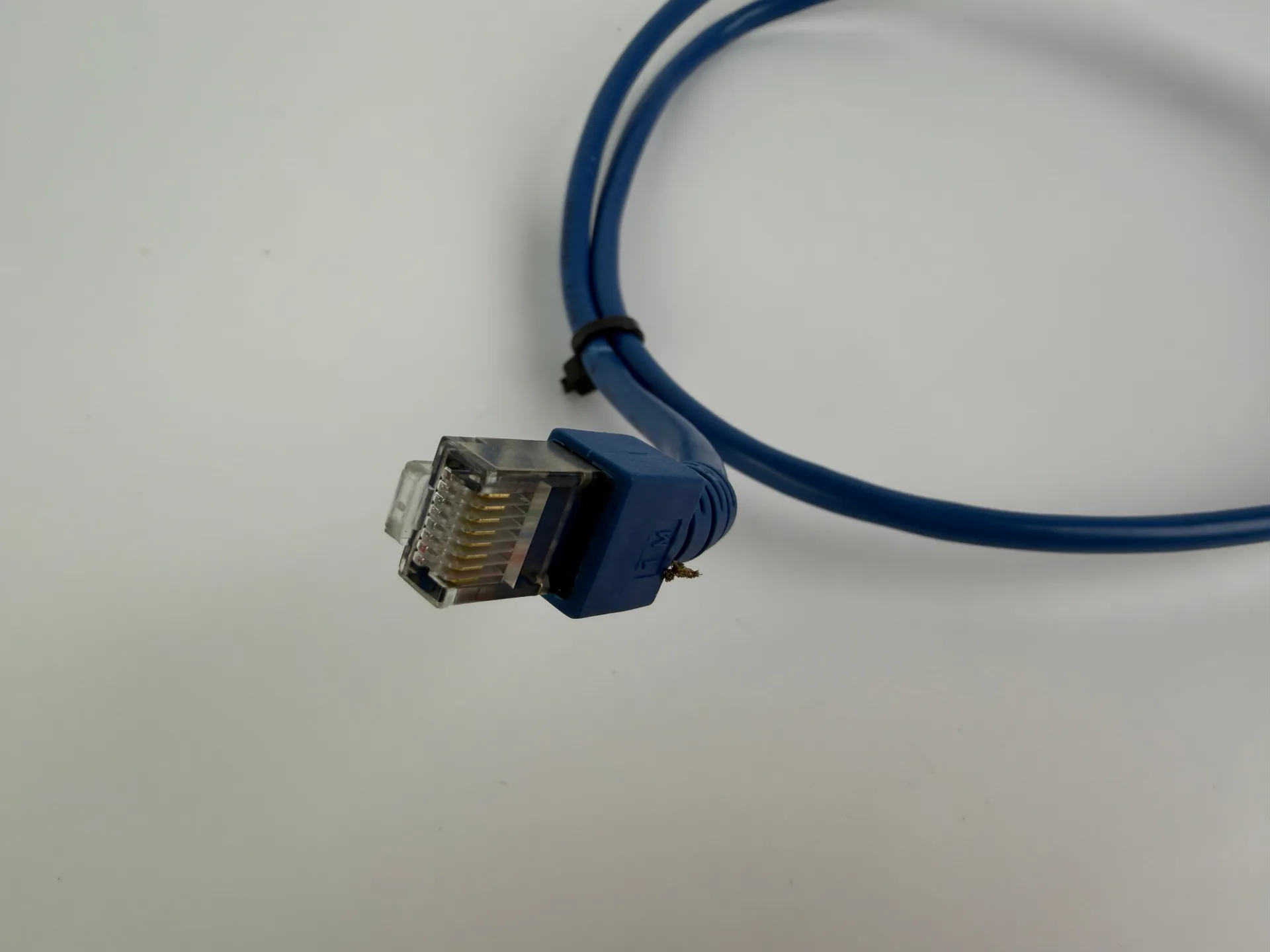 1x CAT5e SFTP Ethernet Patch Cable 1m RJ45 Shielded LAN 26AWG Blue - Image 1
