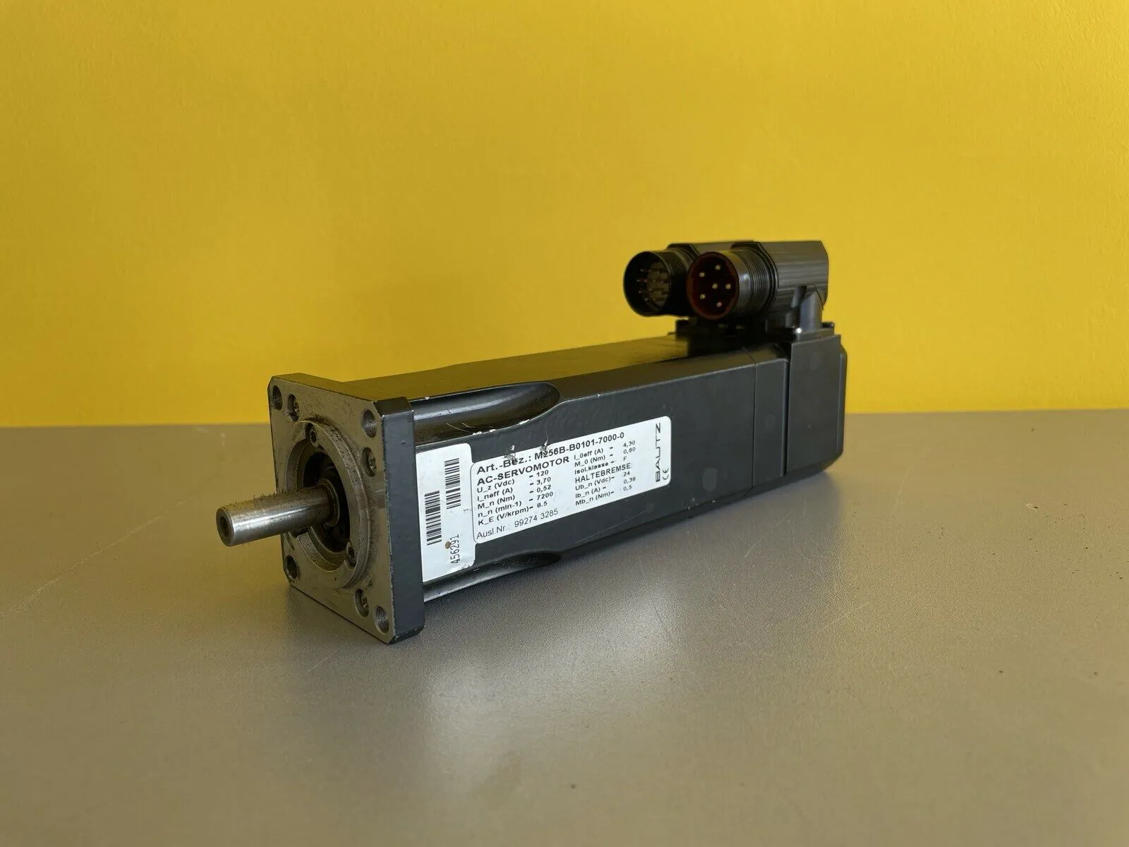 BAUTZ AC SERVO MOTOR M256B-B0101-7000-0 - Thumbnail 2