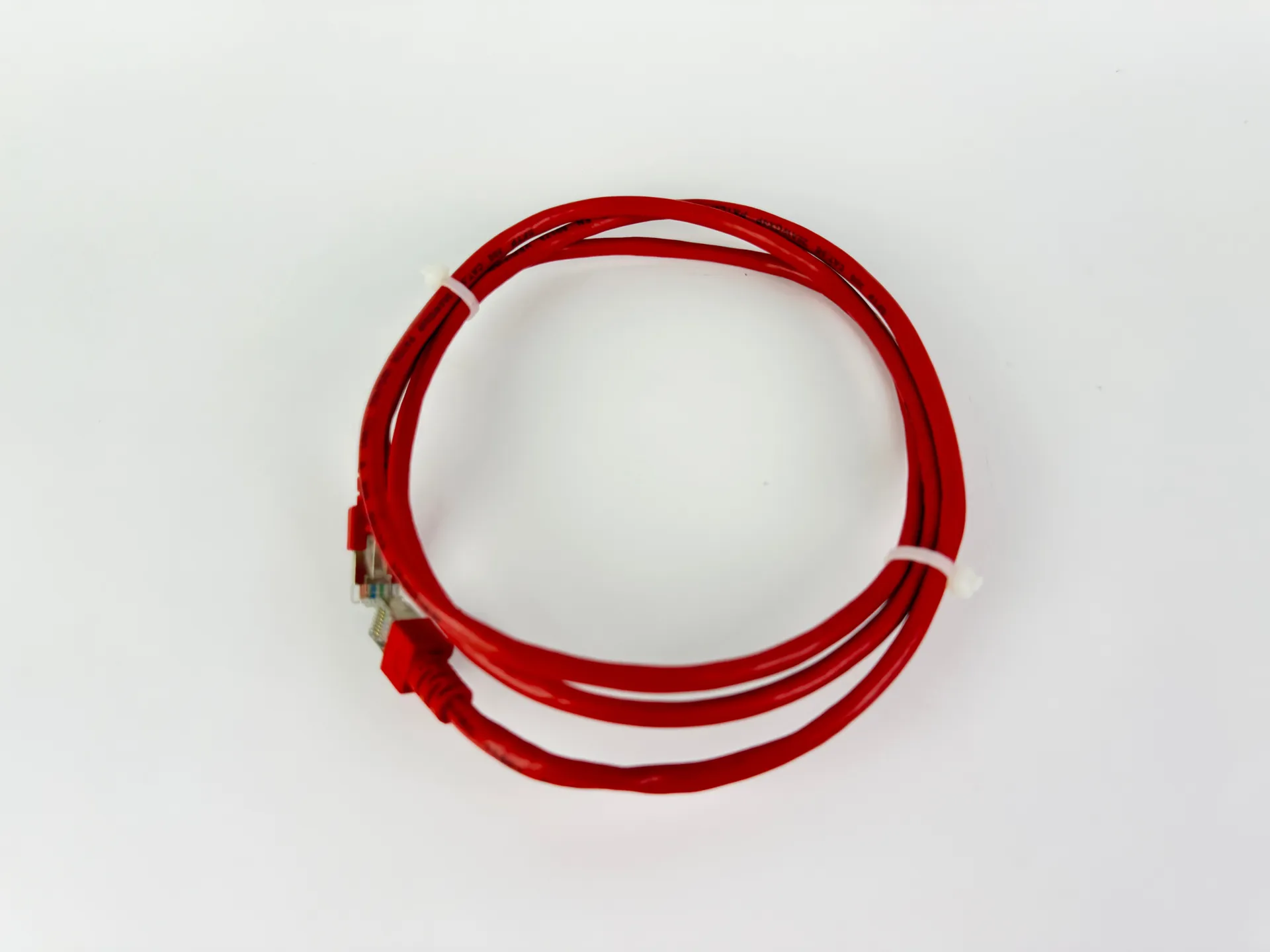 1x CAT5e SFTP Ethernet Patch Cable 1.5m RJ45 Shielded LAN 26AWG Red - Image 1