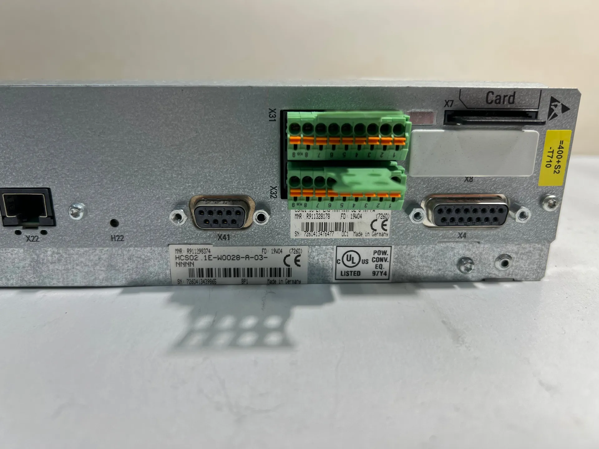 Rexroth IndraDrive C HCS02.1E-W0028-A-03-NNNN Drive Controller - Thumbnail 4