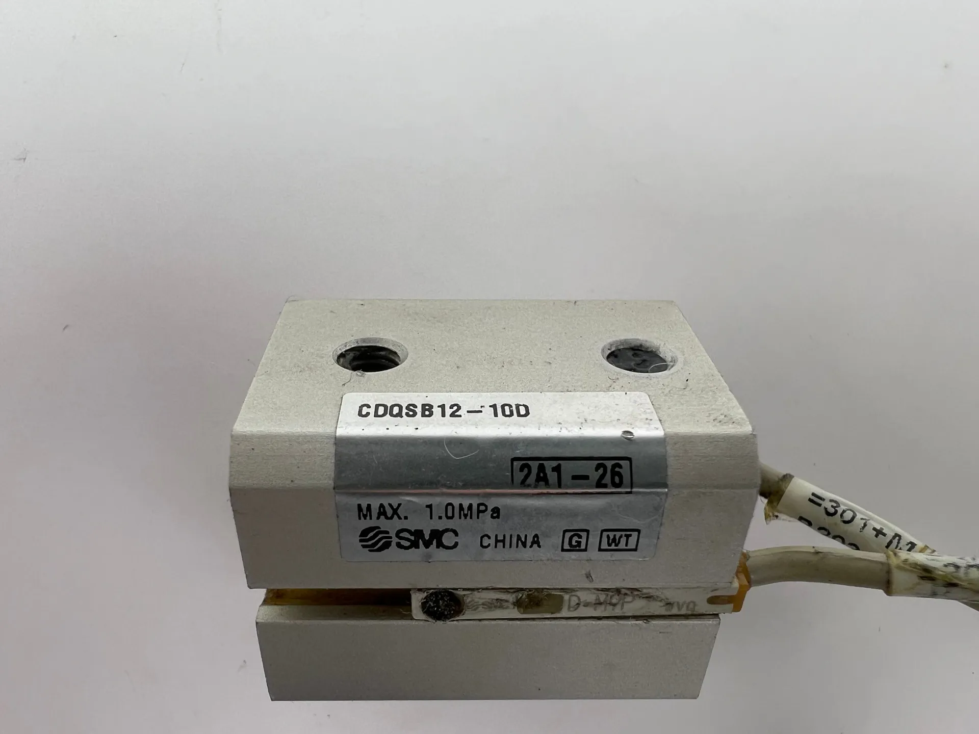 1x SMC CDQSB12-10D Cylinder w/ Sensor 130cm Cable CDQSB1210D - Thumbnail 4