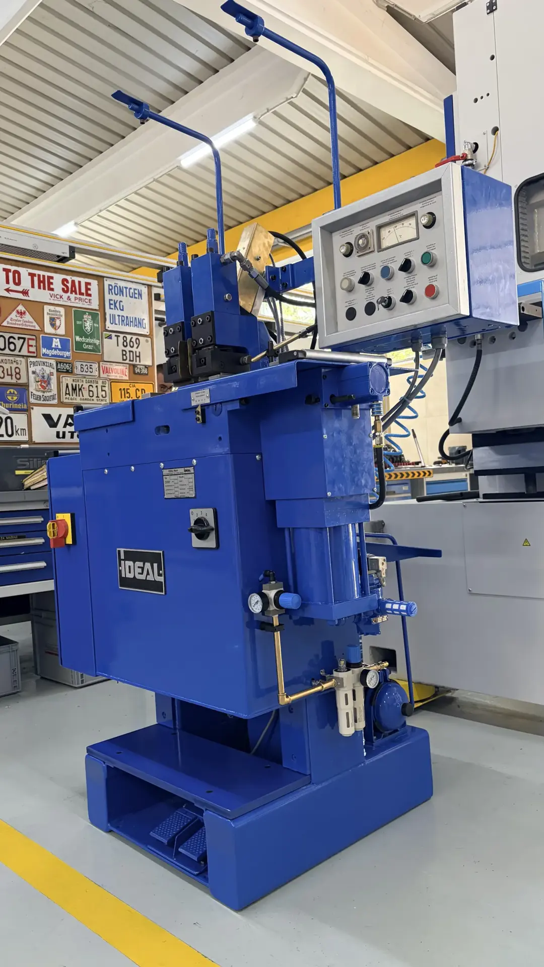 iDEAL BAS 120 Band Saw Blade Welder, Blades 25-120 mm, Hydraulic Clamping - Thumbnail 6