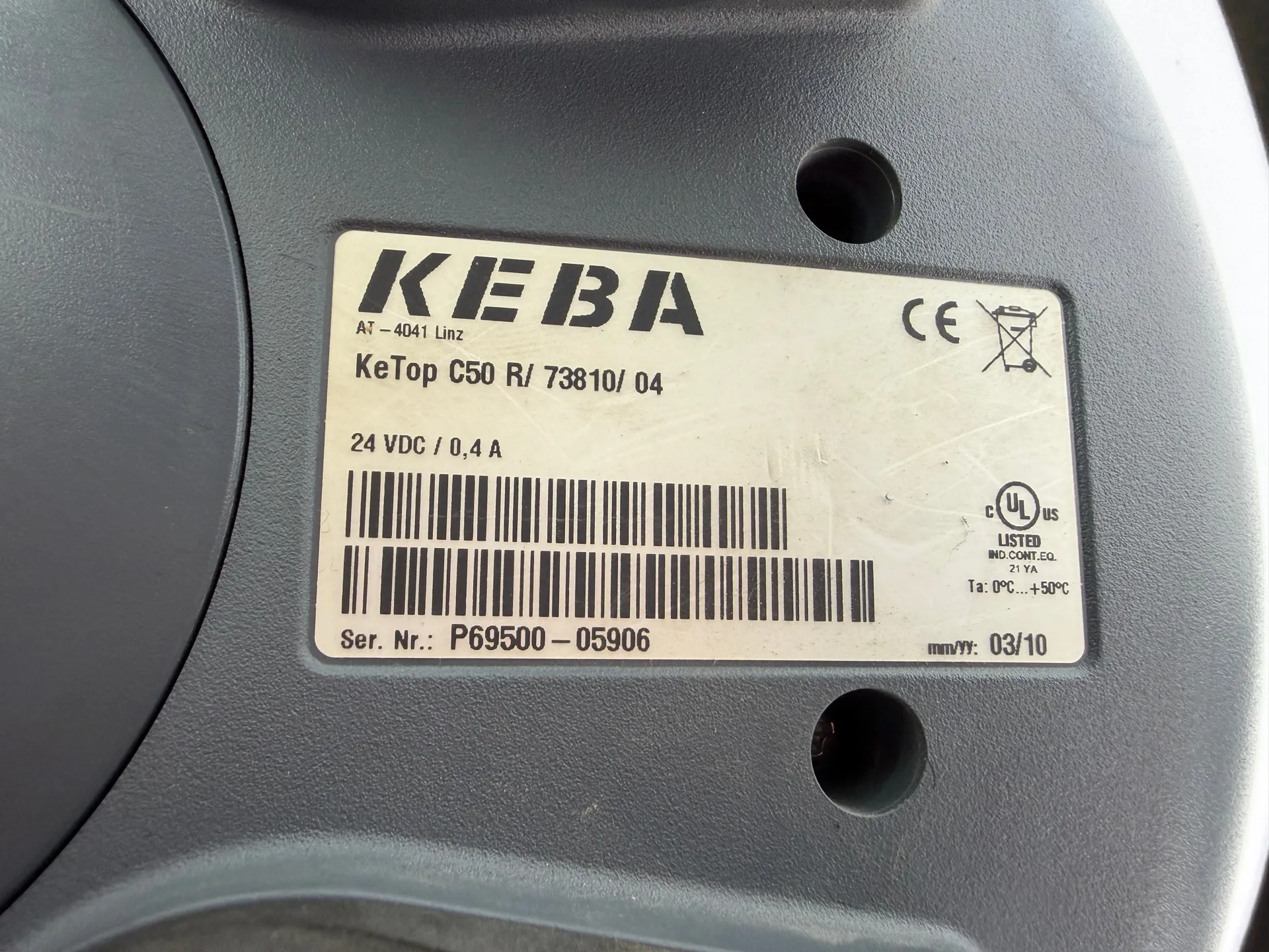 ROFIN KEBA KeTop C50 R / 73810 / 04 Teach Pendant Panel – 5m Cable - Thumbnail 9