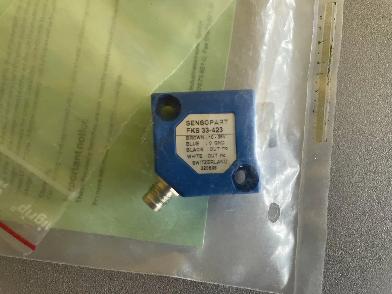 Sensopart FKS 33-423 Sensor - Image 1
