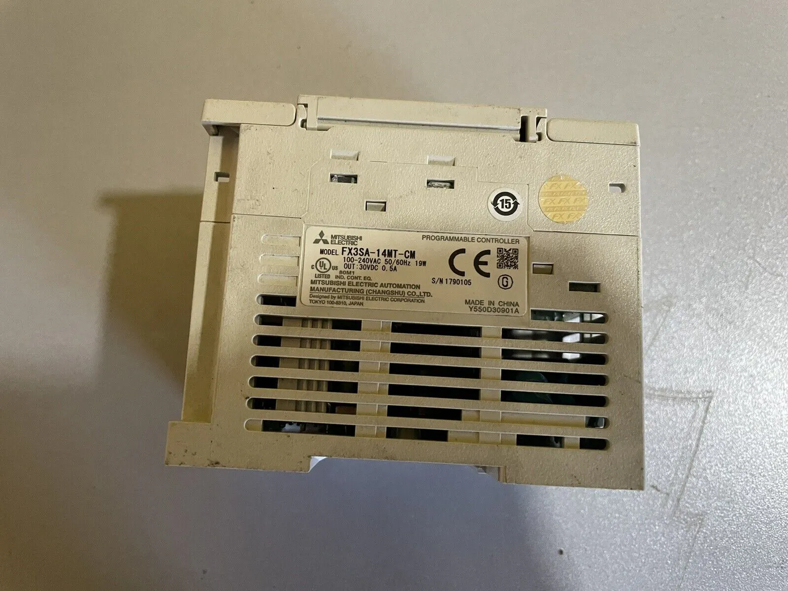 1x Mitsubishi PLC Controller module FX3SA-14MR-CM FX3SA-14MT-CM - Thumbnail 4