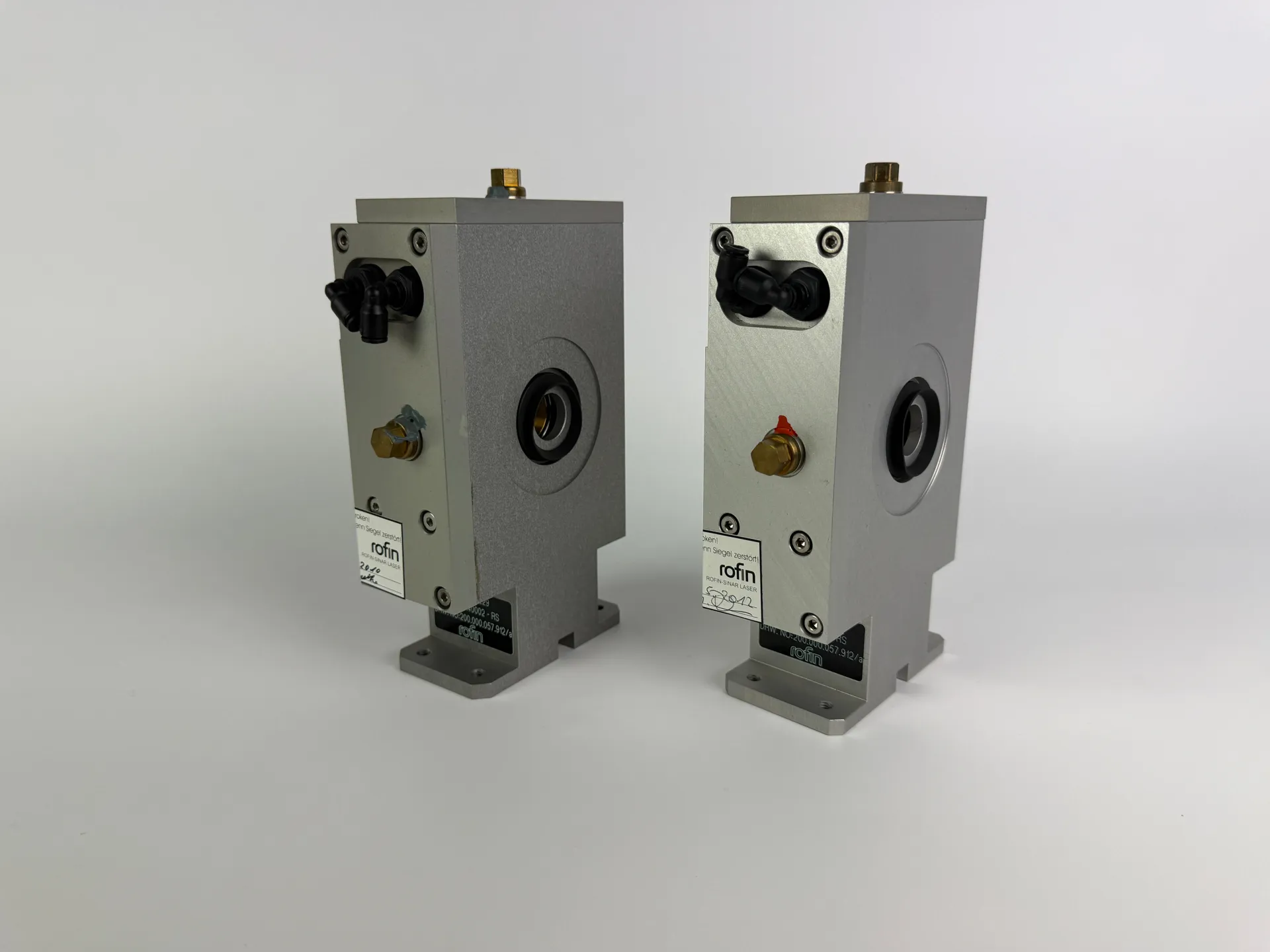 1x Rofin 101 112 229 Cooled Laser In-Beam Focuser Lens / Filter Module - Thumbnail 7