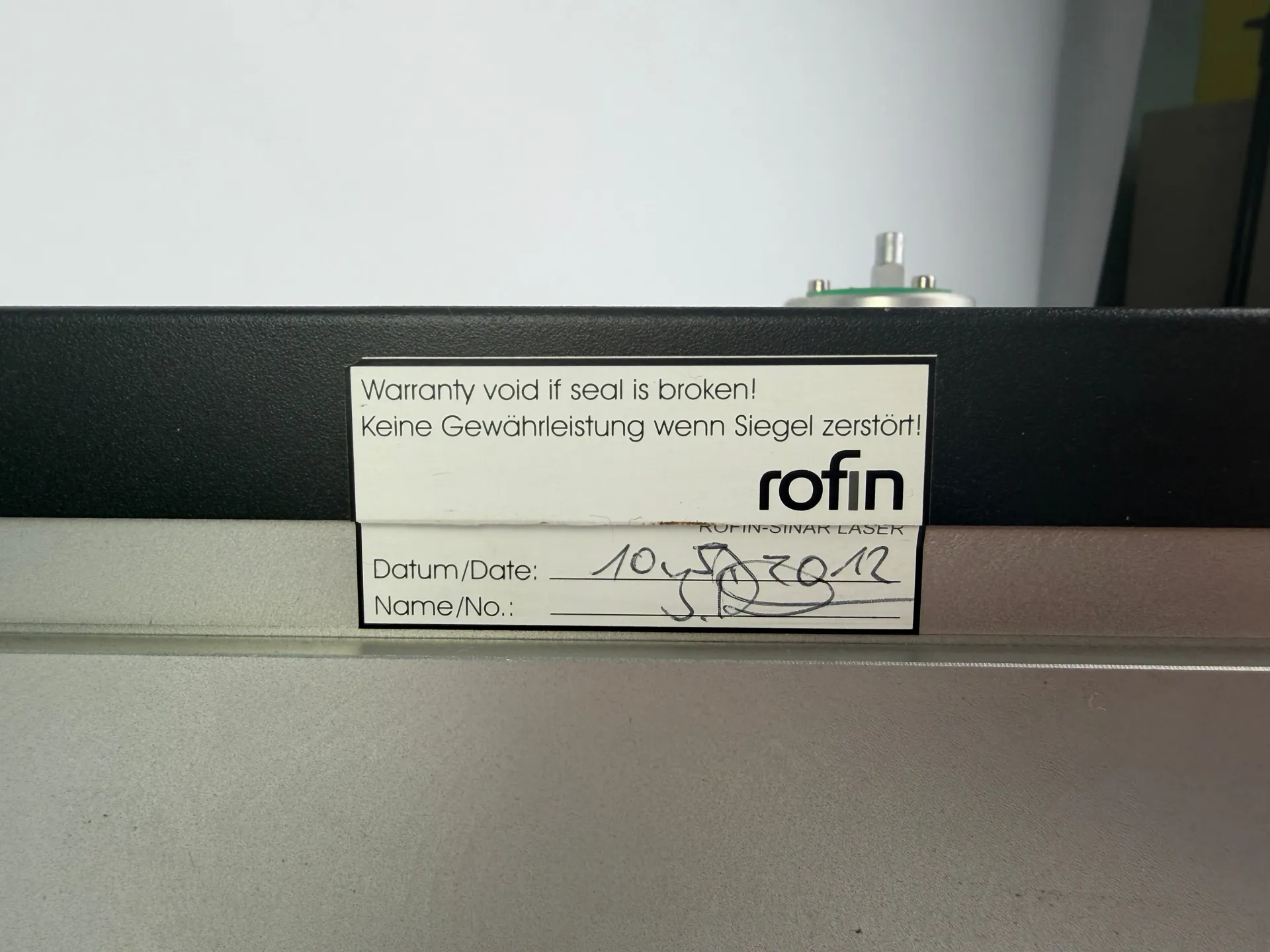 1x Rofin Sinar Mirror Housing Mat. No. 101115552 - Thumbnail 8