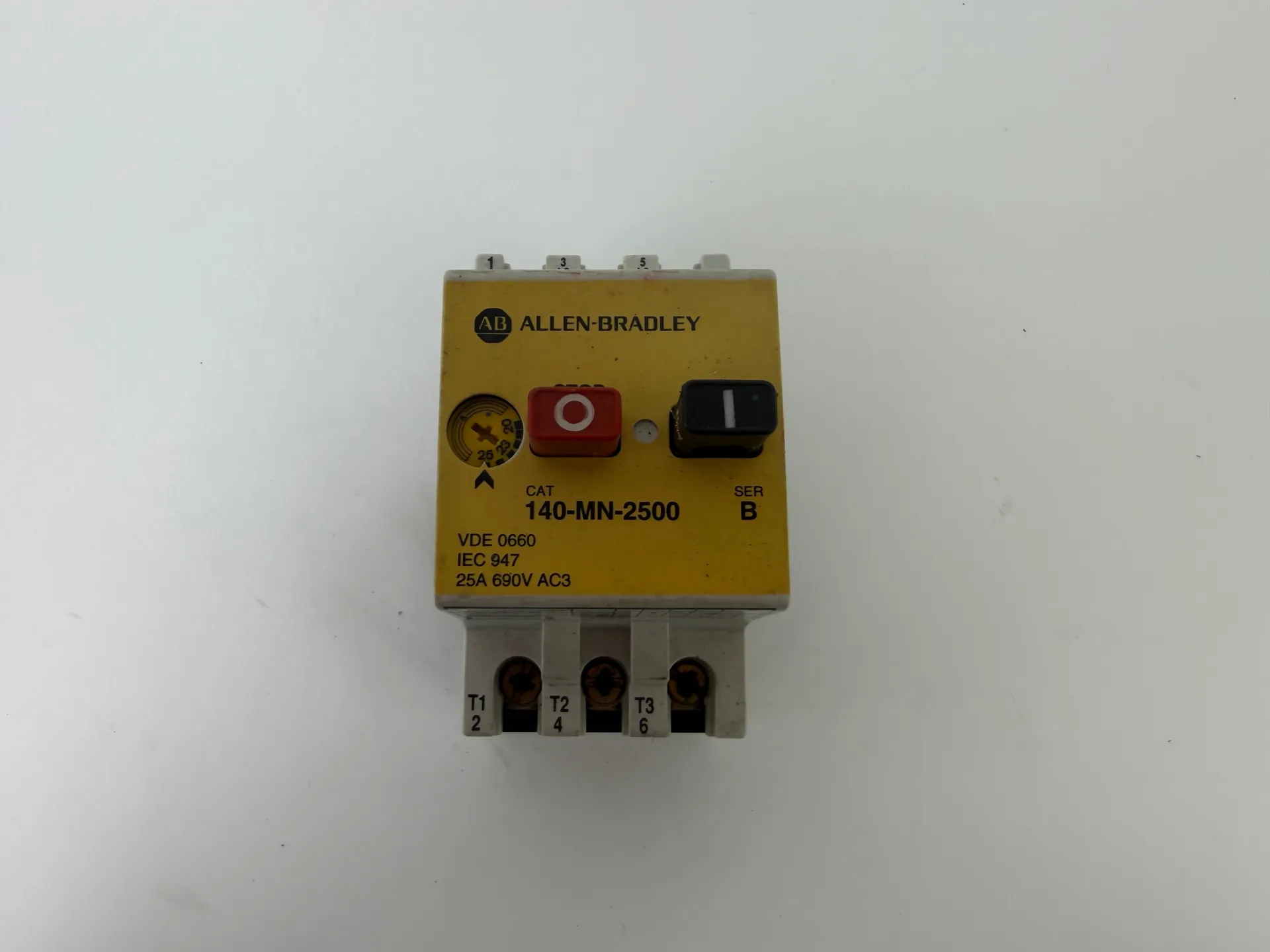 Allen-Bradley 140-MN-2500 Motor Circuit Protector 25A 690V AC3 Ser B - Thumbnail 3