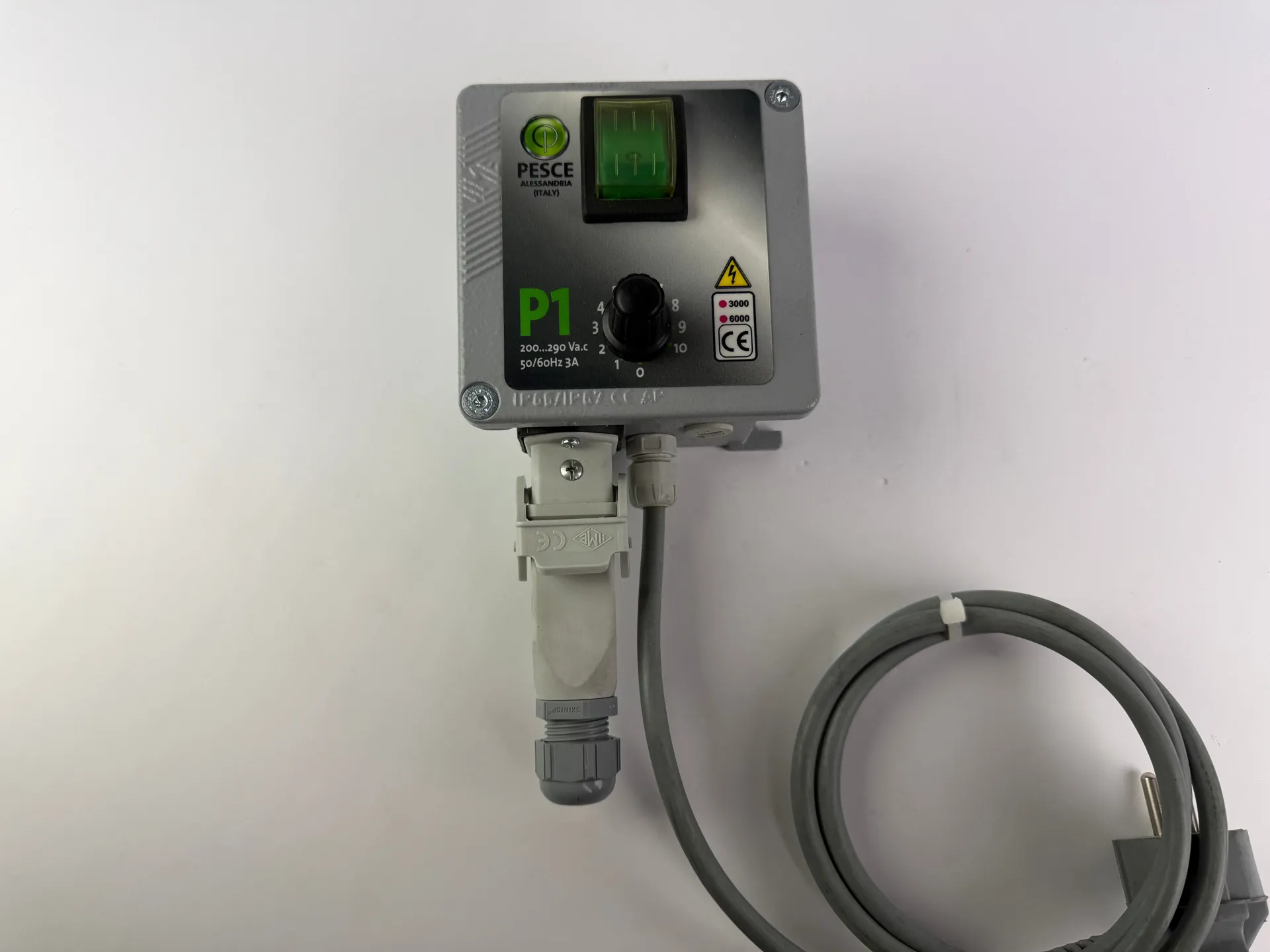 PESCE Alessandria P1 Control Unit – 200–290 VAC, 50/60 Hz, 3 A - Image 1