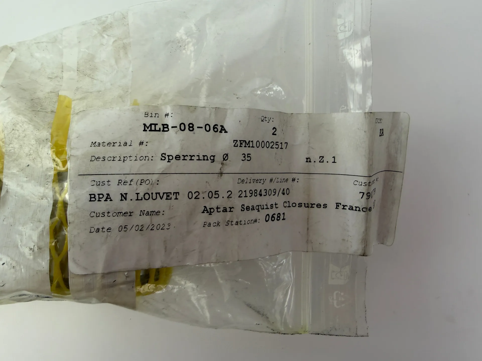 2x Ferromatik Milacron 10002517/MR Rear Seat Ø45 Stauring Screw Tip Injection Molding