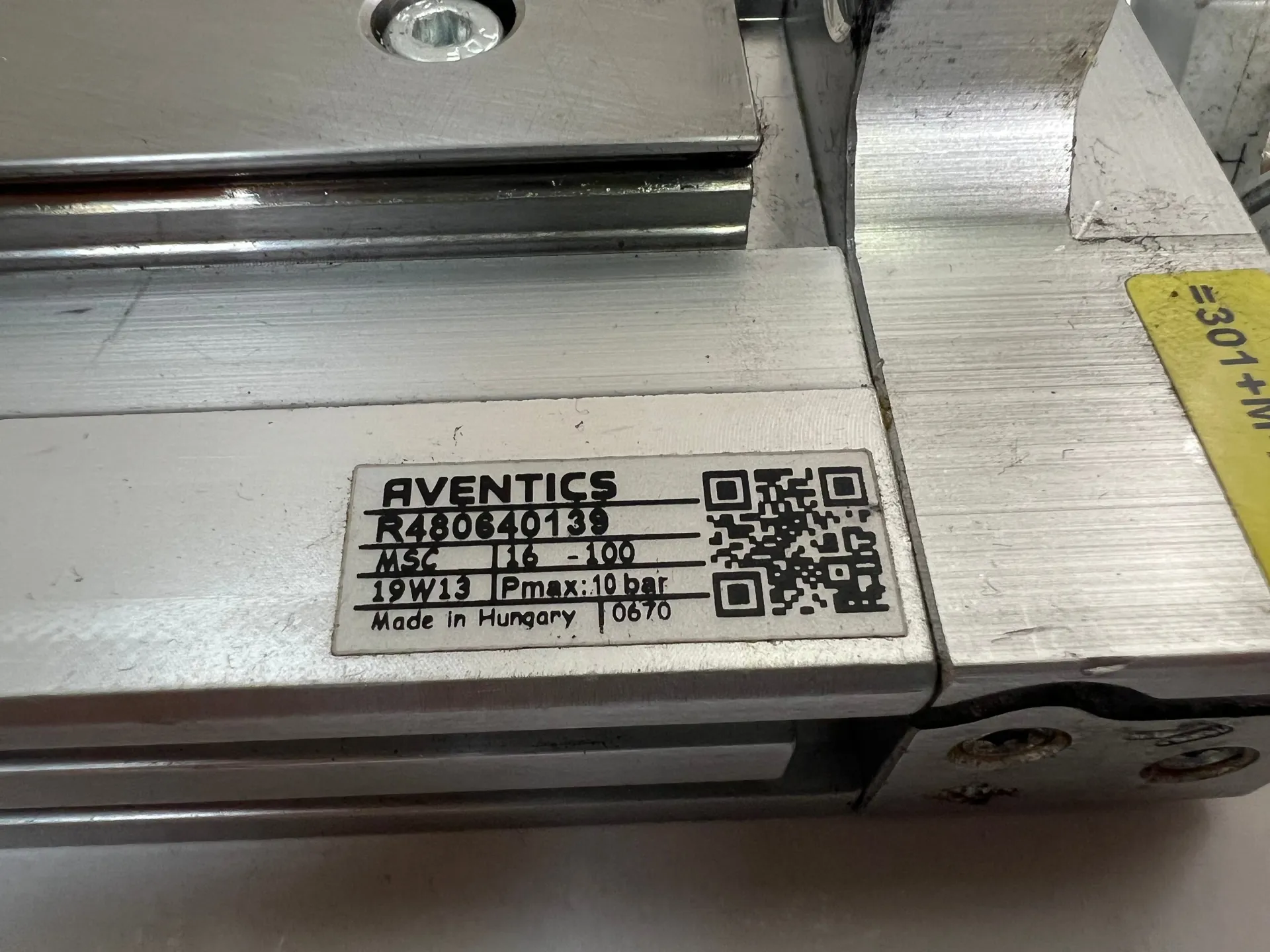 Aventics R480640139 Slide Cylinder 10Bar - Thumbnail 4
