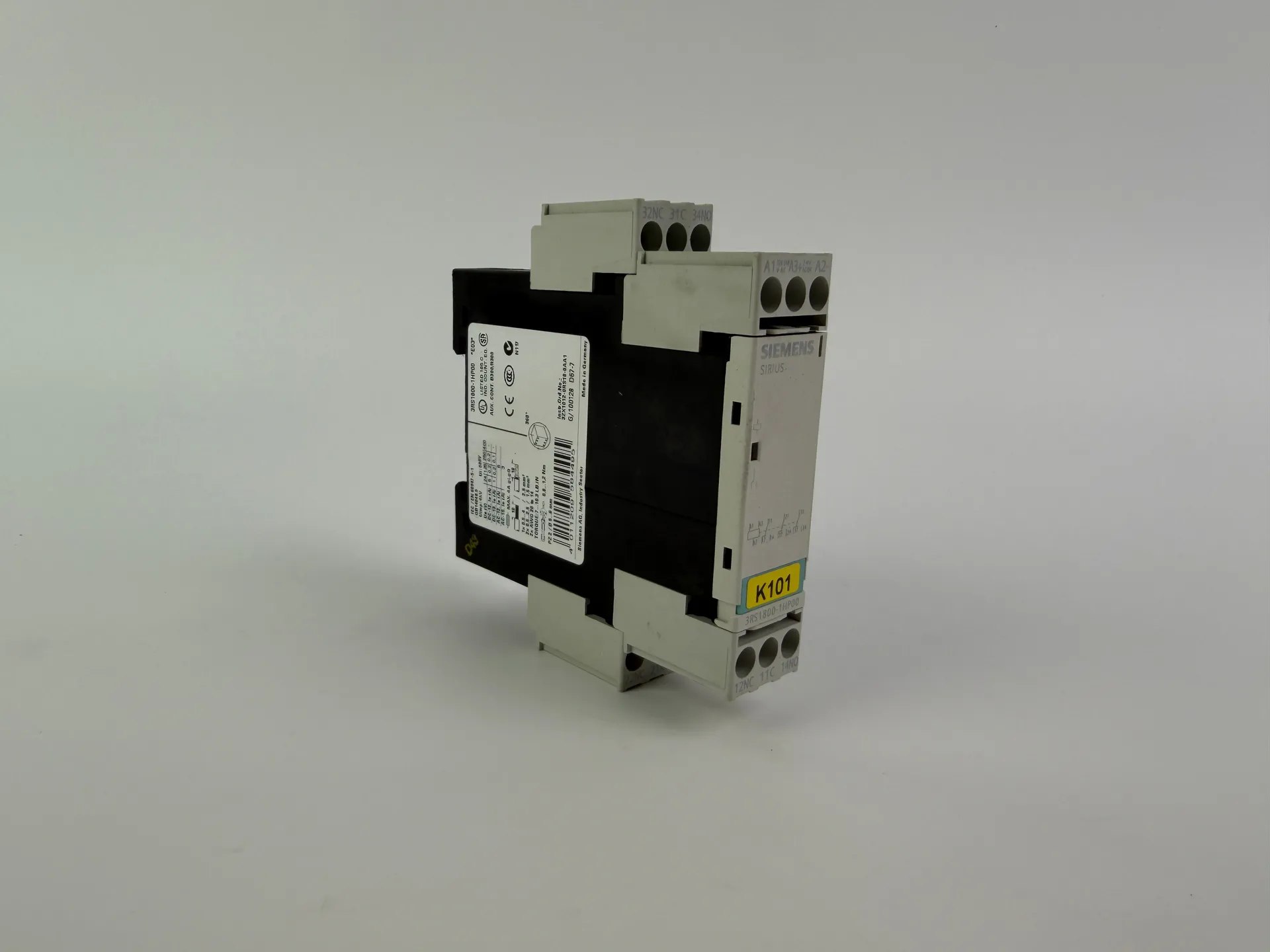 1x Siemens SIRIUS 3RS1800-1HP00 Coupling Relay - Image 1