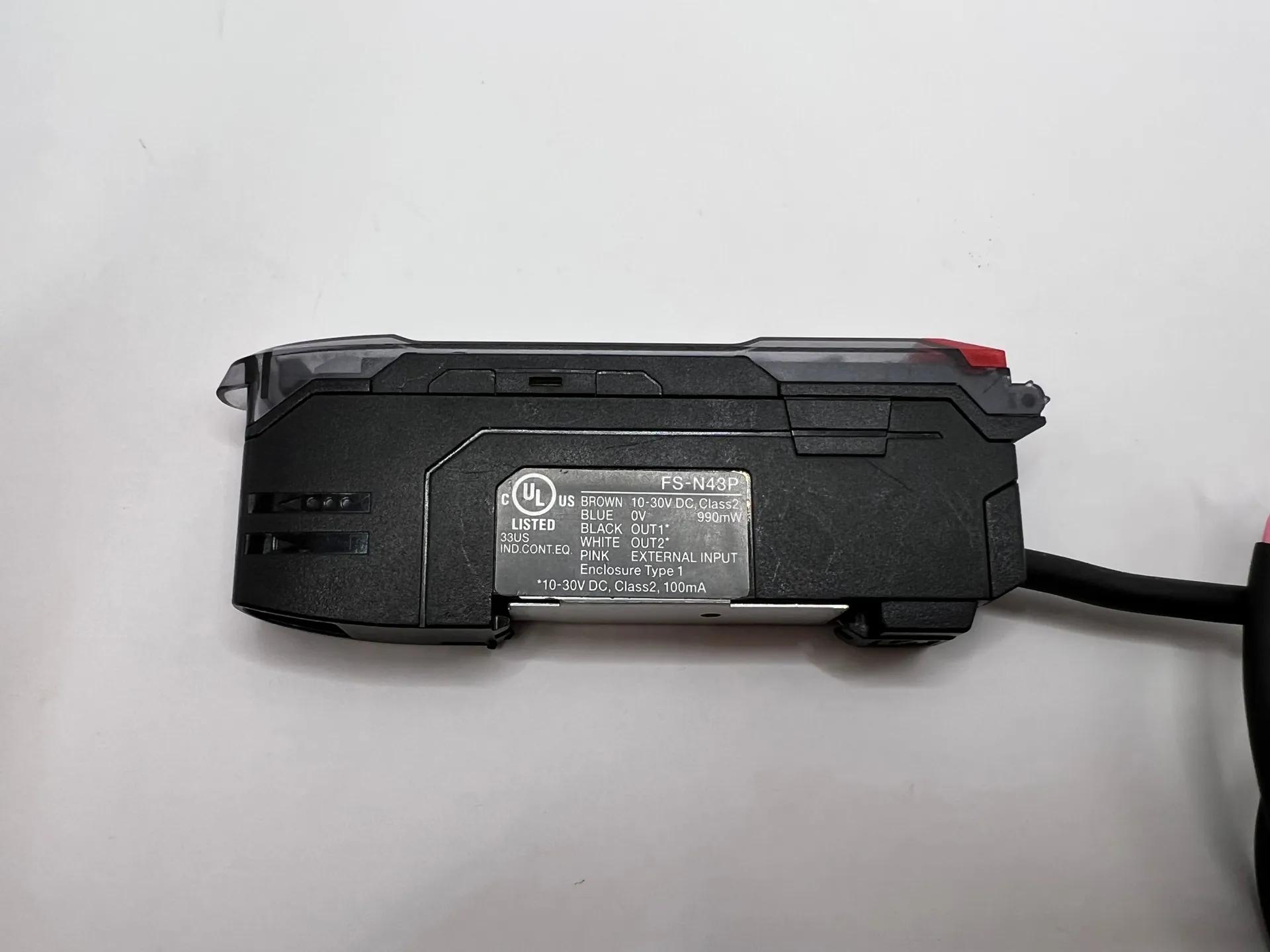 Keyence FS-N43P Fiber Optic Sensor Amplifier - Image 1