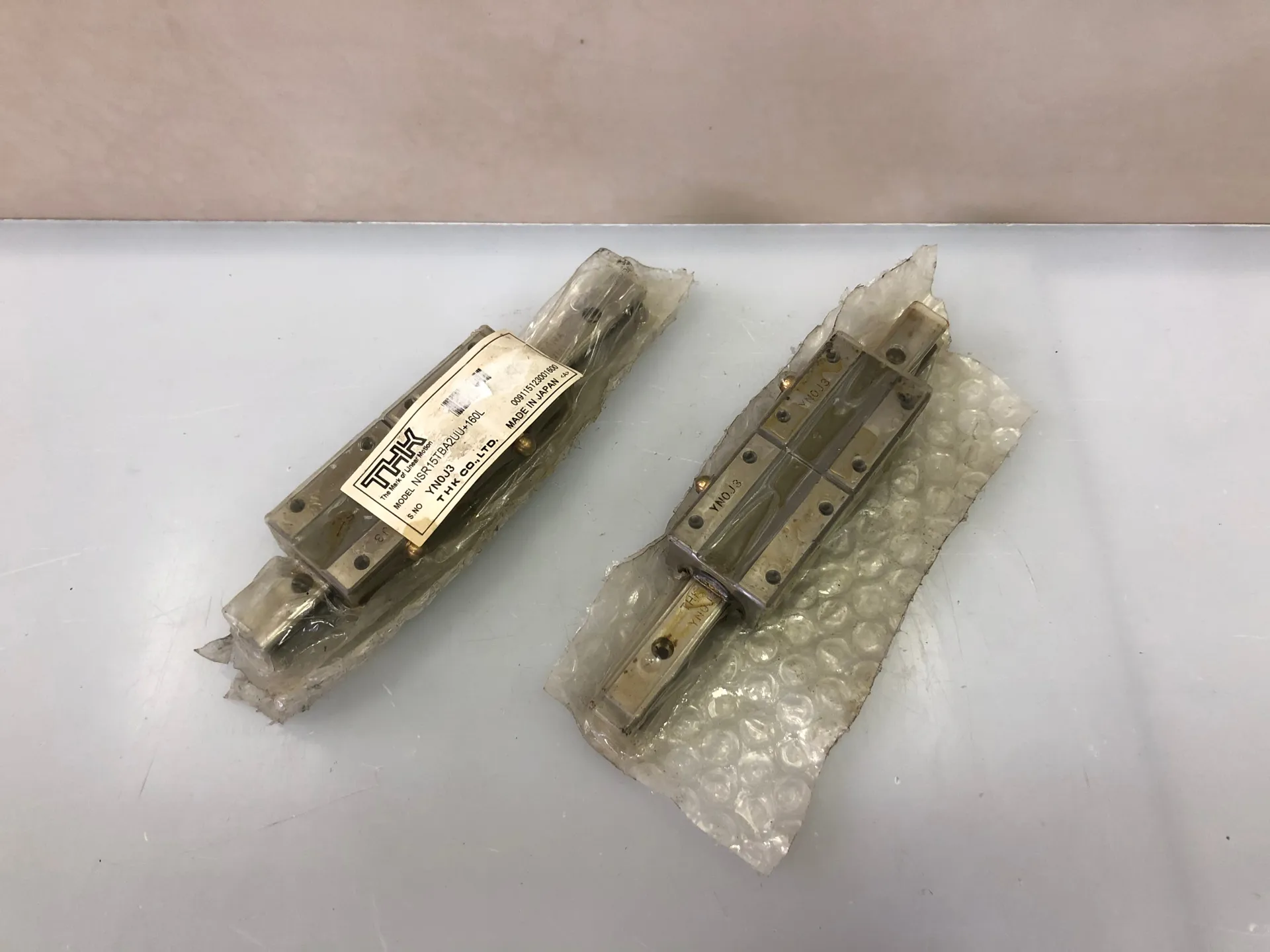 THK NSR15TBA2UU+160L Linear Guide – 2 Blocks with 160mm Rail