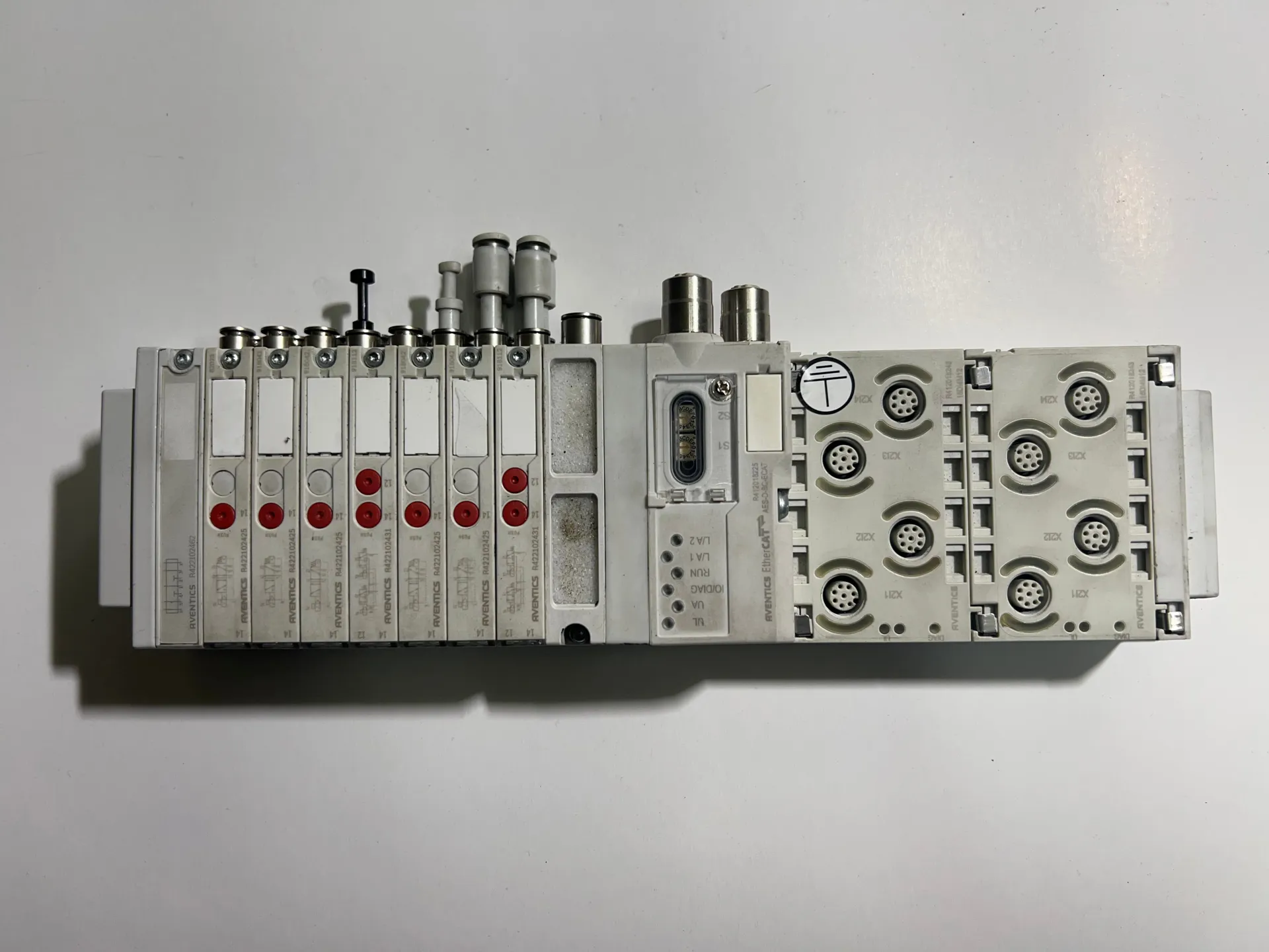 Aventics R412018225 EtherCAT AES-D-BC-ECAT Air Valve Island Module - Image 1