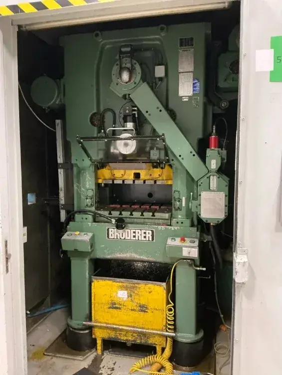 Bruderer BSTA 25 EL High-Speed Stamping Press 250 kN with BBV 190/85 Feeder