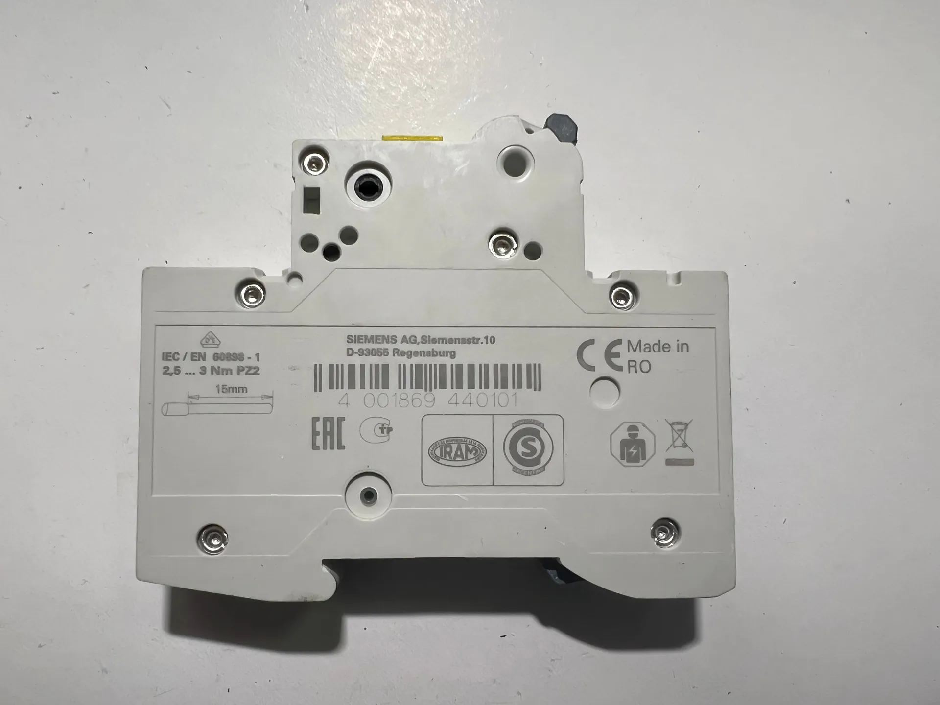 1x Siemens 5SL4102-7 Miniature Circuit Breaker MCB C2 230/400V 6kA - Image 1