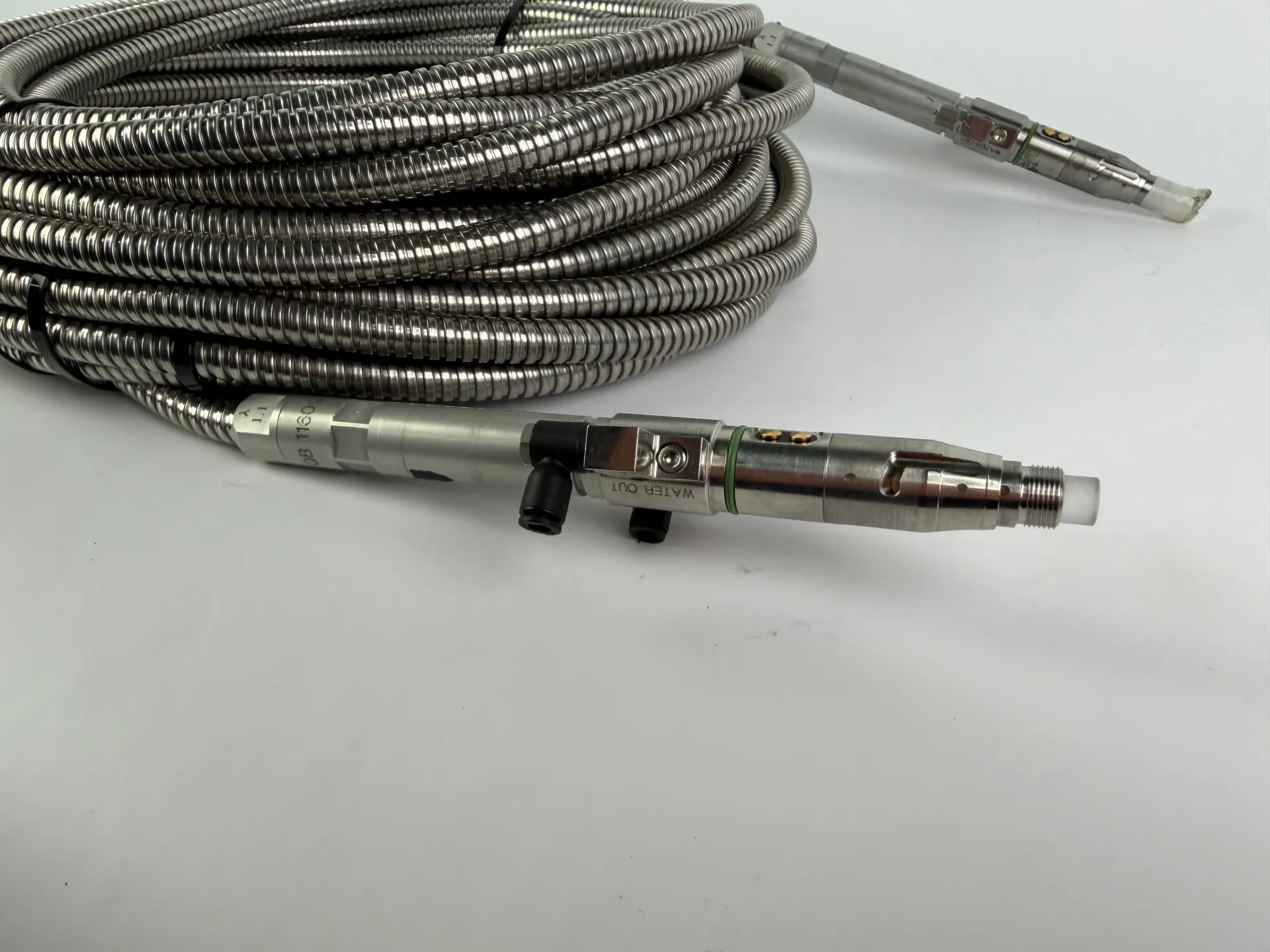 High Power Laser Fiber Optic Delivery Cable Armored Water Cooled Industrial - Image 1
