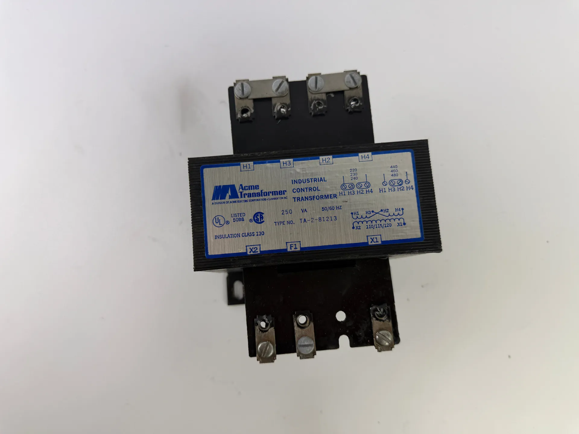 Acme Electric TA-2-81213 Control Transformer 250VA 220-480V to 110-120V - Image 1