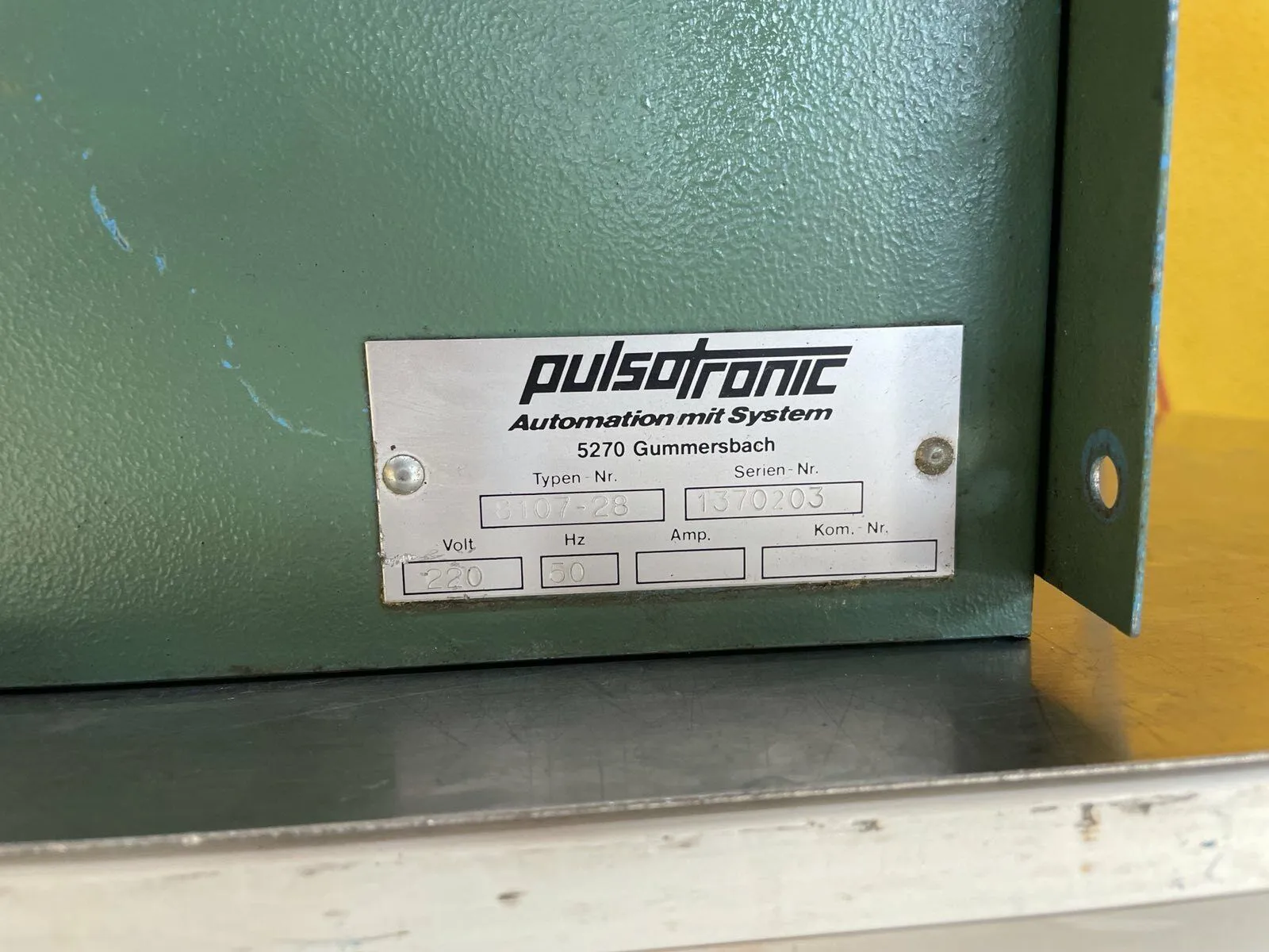 1x Pulsotronic 8107-28 for Bruderer press - Thumbnail 3