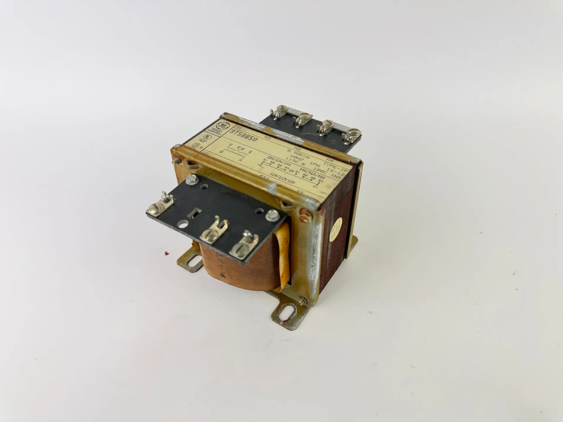 GE 9T58B50 Industrial Control Transformer 0.5 kVA 220-480V to 110-120V - Thumbnail 3