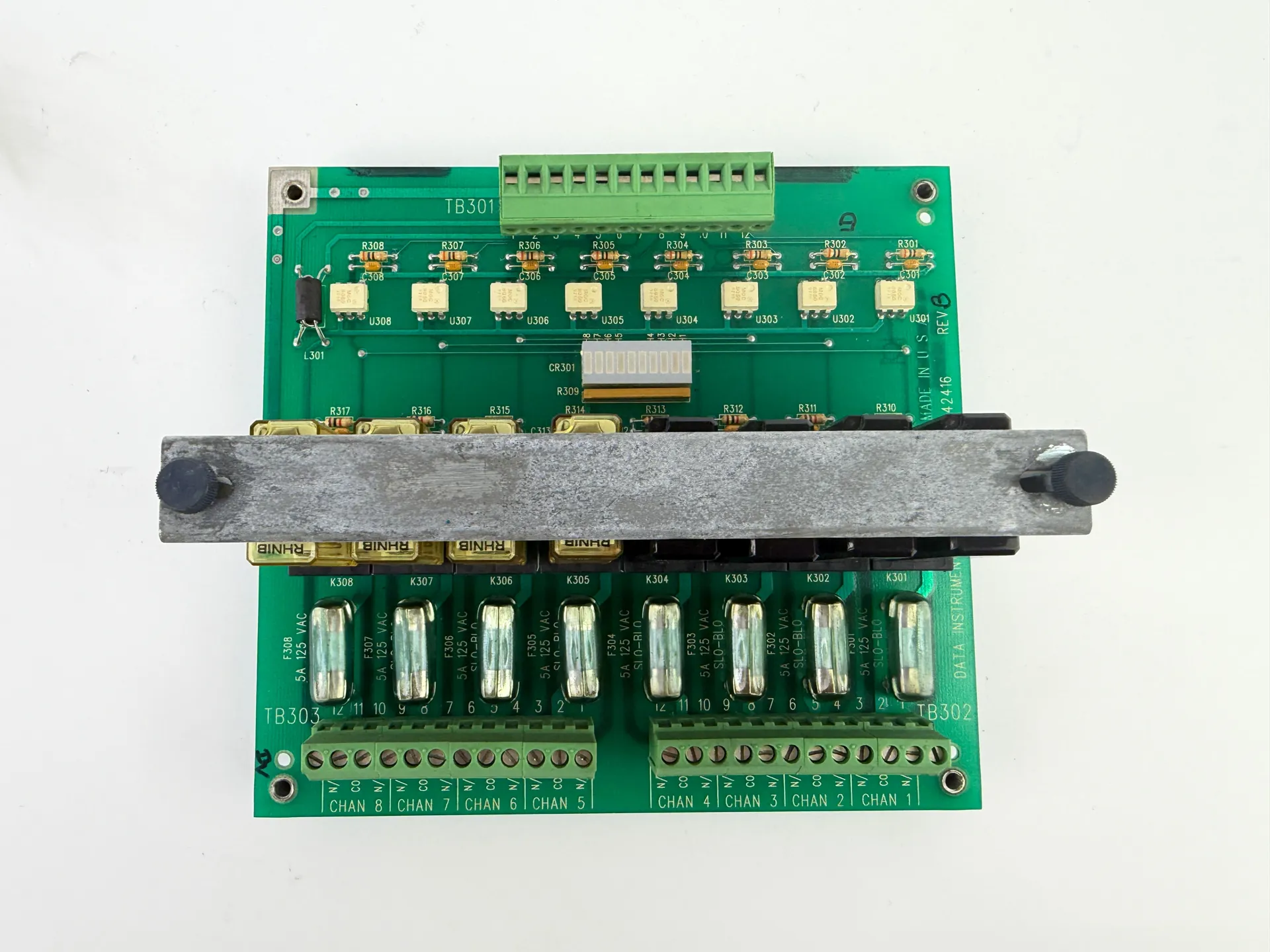 Wintriss Cam Box PCB ASSY C42416 Data Instruments 8 Channel Relay Board - Thumbnail 3