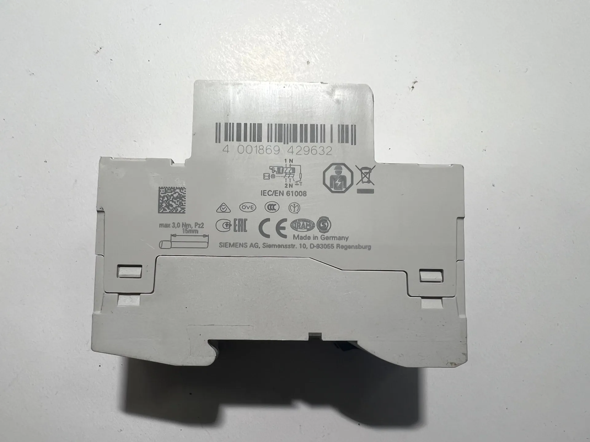 Siemens 5SV3 312-6 Circuit Breaker - Thumbnail 3