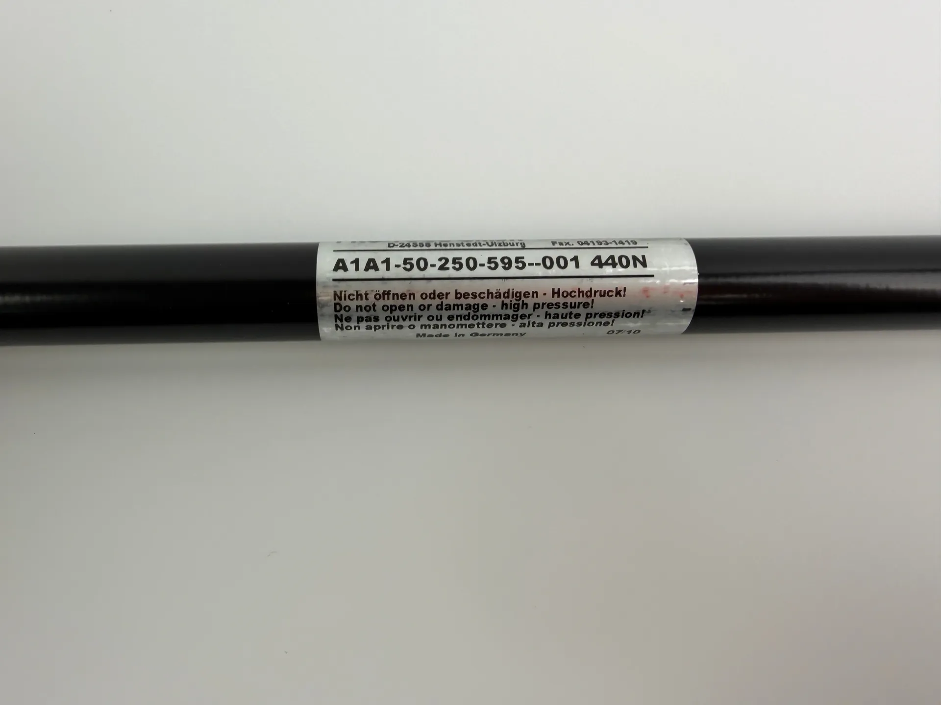 1x PRO-TOOL GmbH Gas Spring A1A1-50-250-595-001 – 440N - Thumbnail 4
