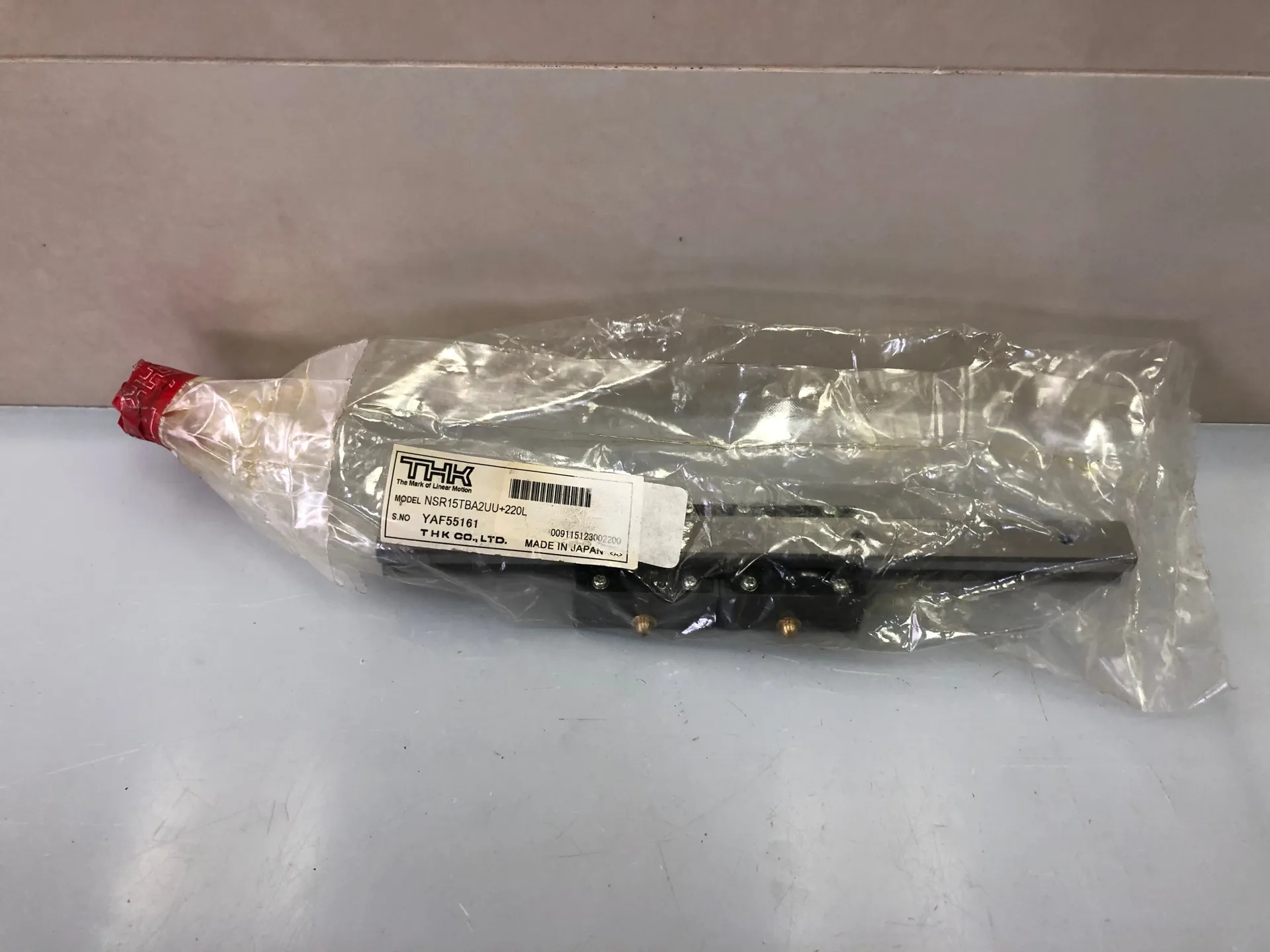 THK NSR15TBA2UU+220L Linear Guide – 2 Blocks with 220mm Rail - Image 1