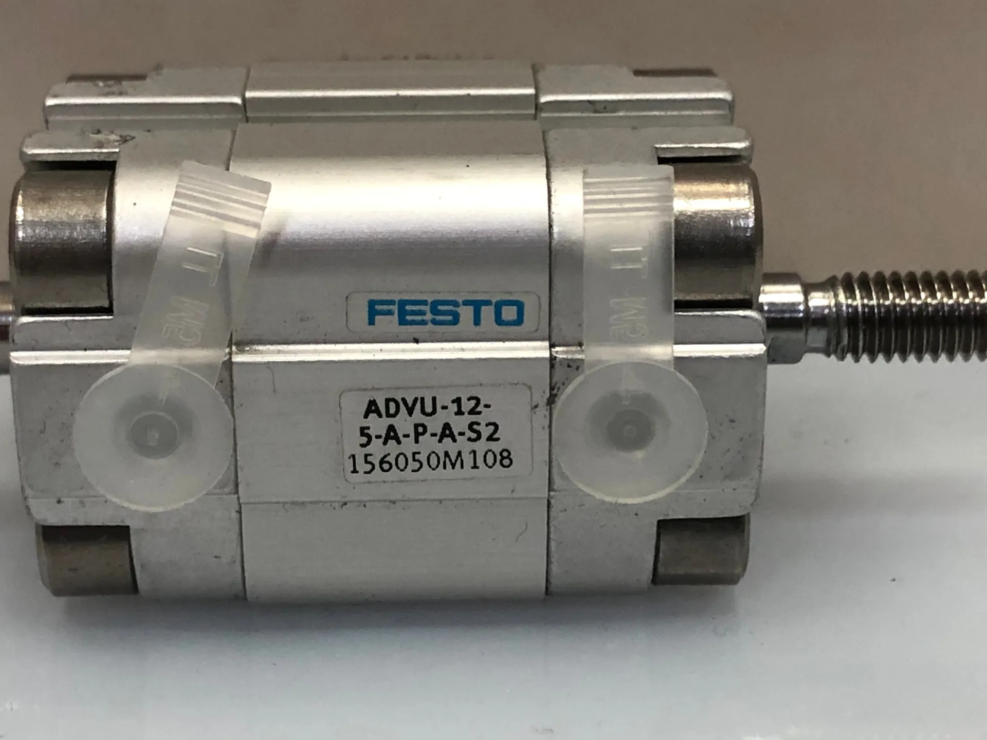 FESTO ADVU-12-5-A-P-A-S2 156050 Compact Pneumatic Cylinder 12mm Bore 5mm Stroke - Thumbnail 2