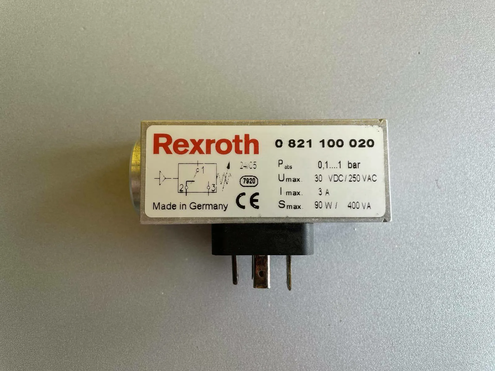 Rexroth Pressure Switch 0 821 100 020 - Thumbnail 2