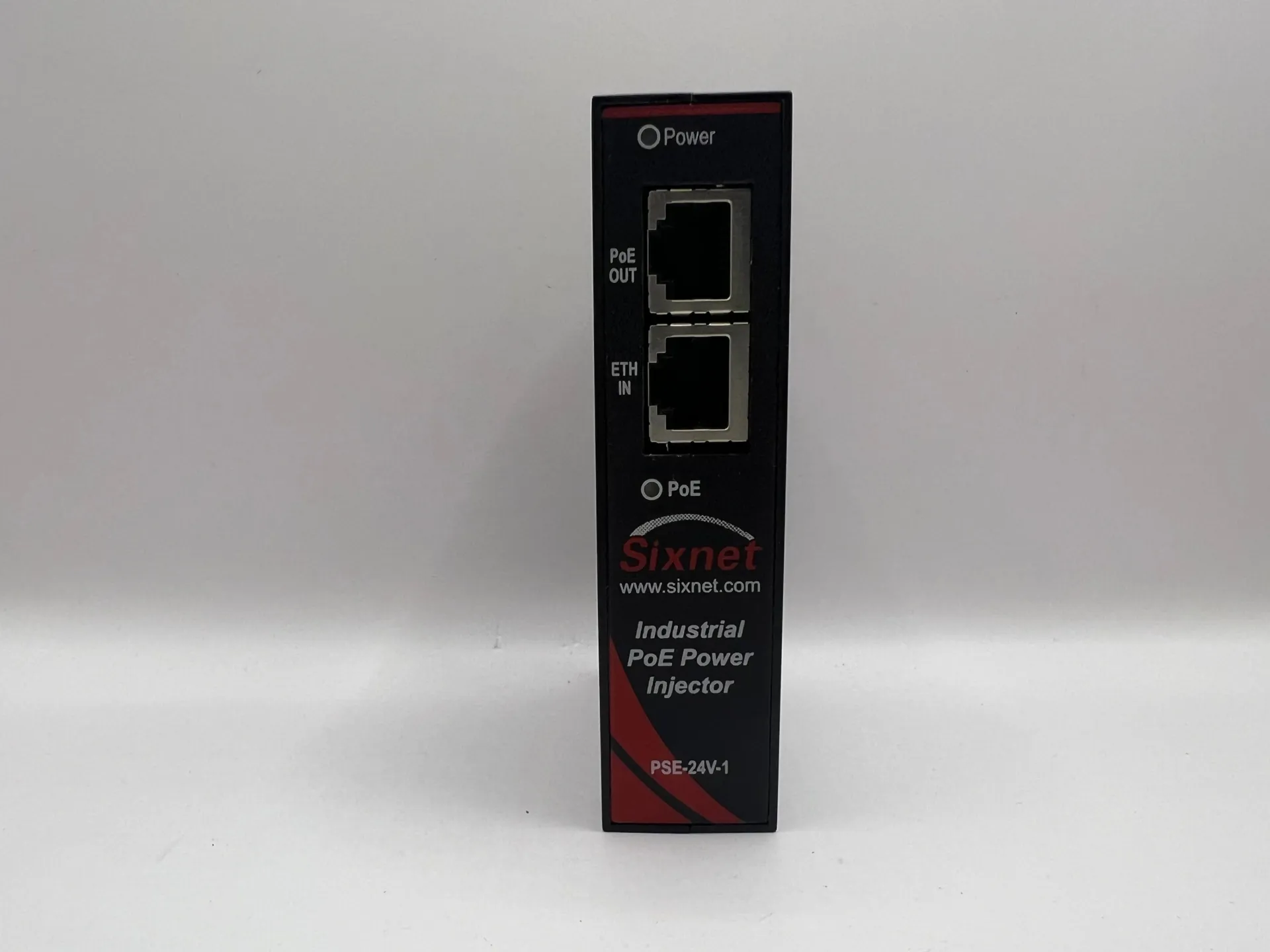 Sixnet EB-PSE-24V-1B Industrial PoE Power Injector 24V DC - Thumbnail 2
