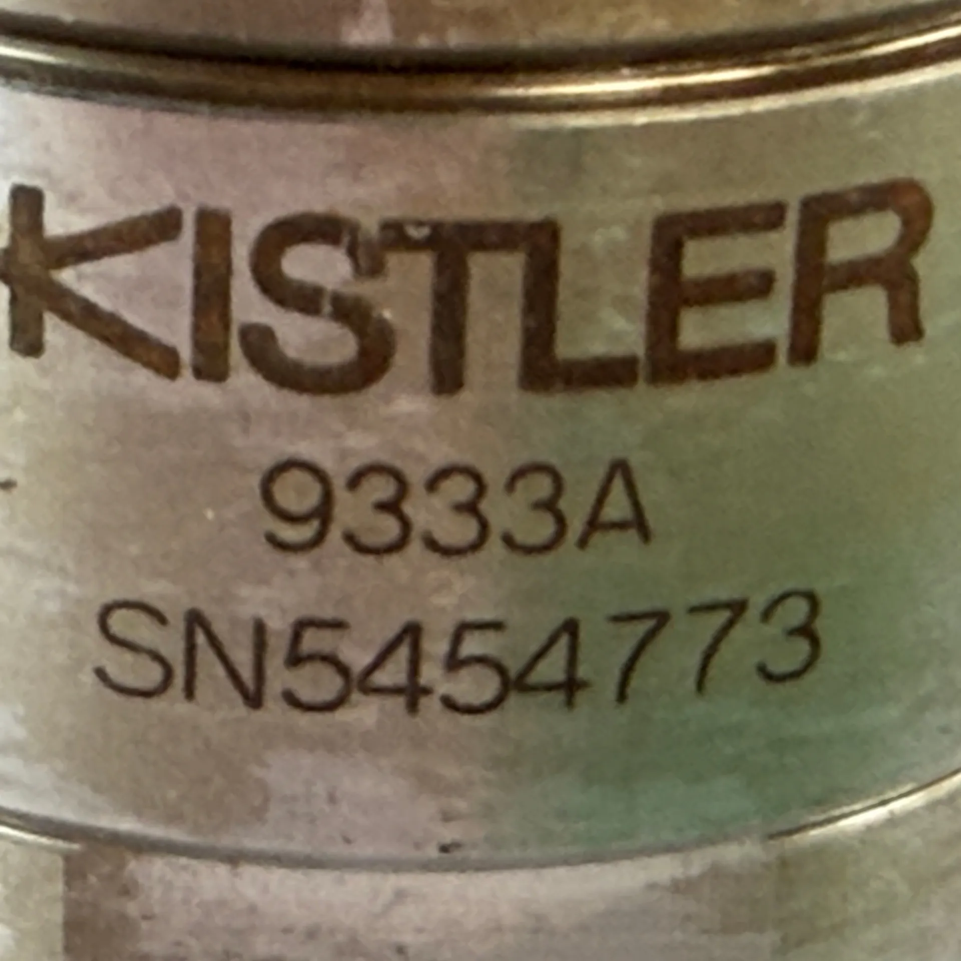 Kistler 9333A Piezoelectric Force Transducer Pressure Sensor Load Cell w/Cable - Thumbnail 2