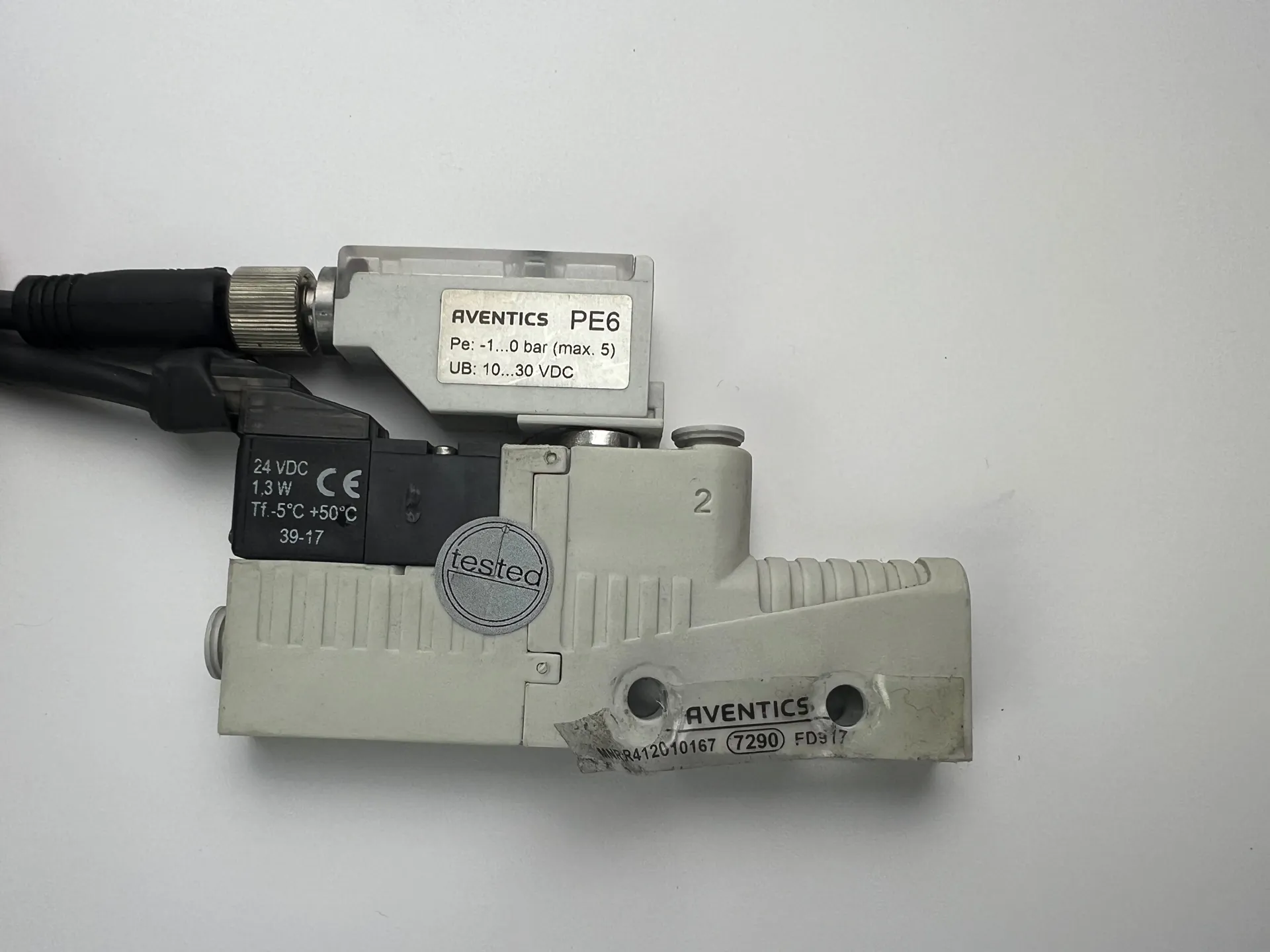Aventics R412010167 Ejector, Series EBS with 2m Cable