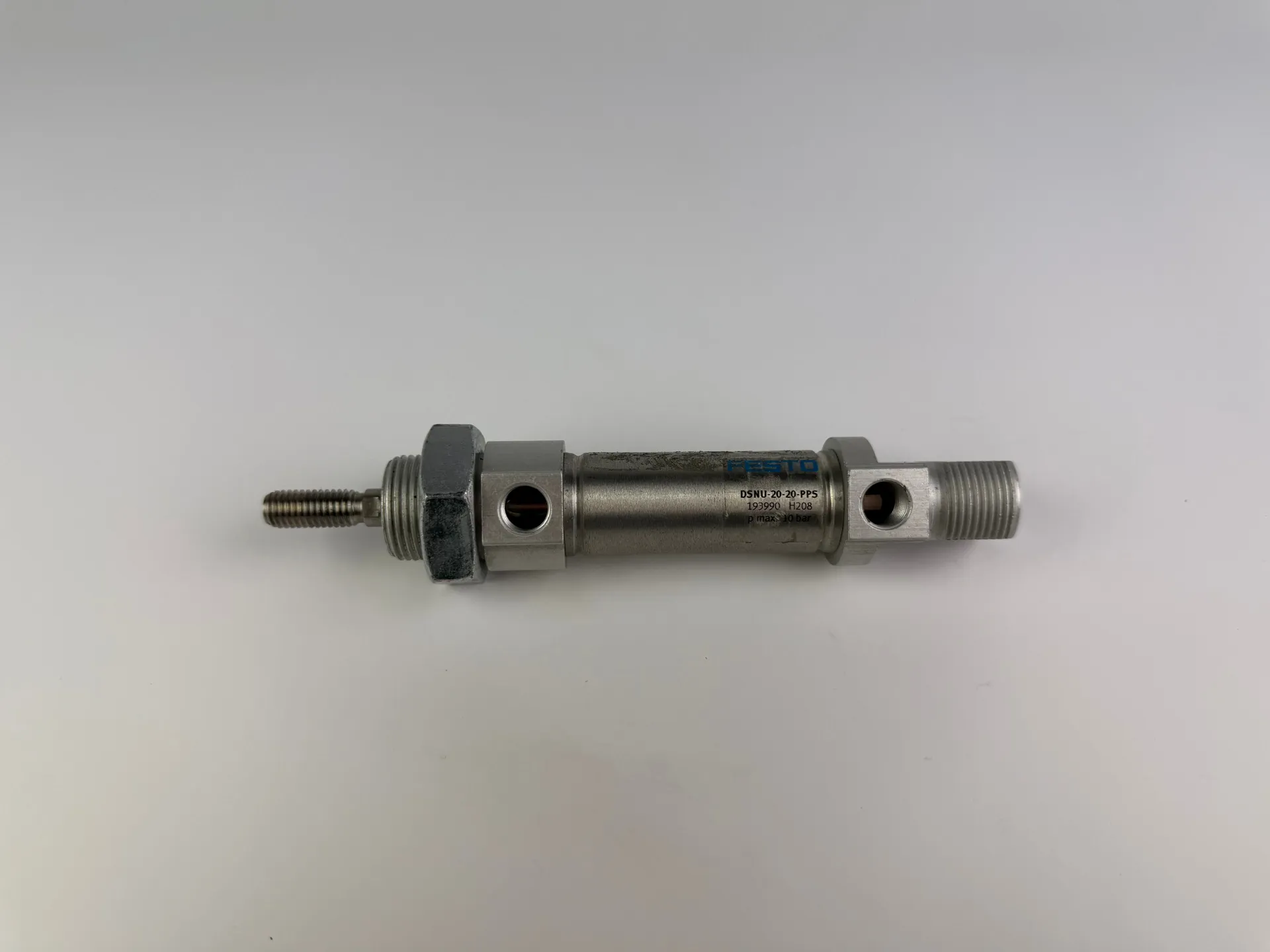 Festo DSNU-20-20-PPS Pneumatic Cylinder 20mm Bore 20mm Stroke Max 10 Bar - Thumbnail 2